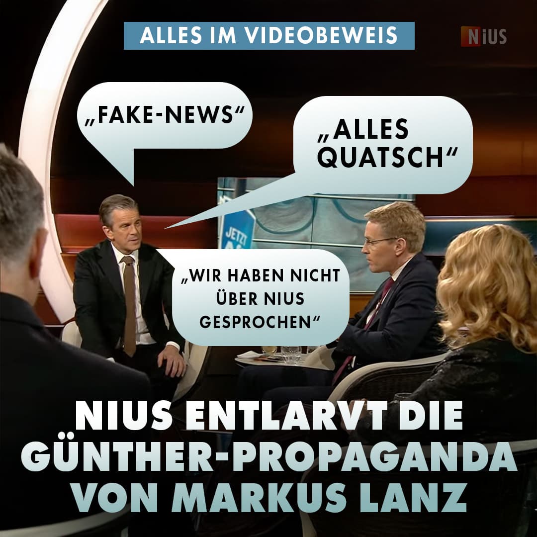 Alles im Videobeweis: NIUS entlarvt die Günther-Propaganda von Markus Lanz