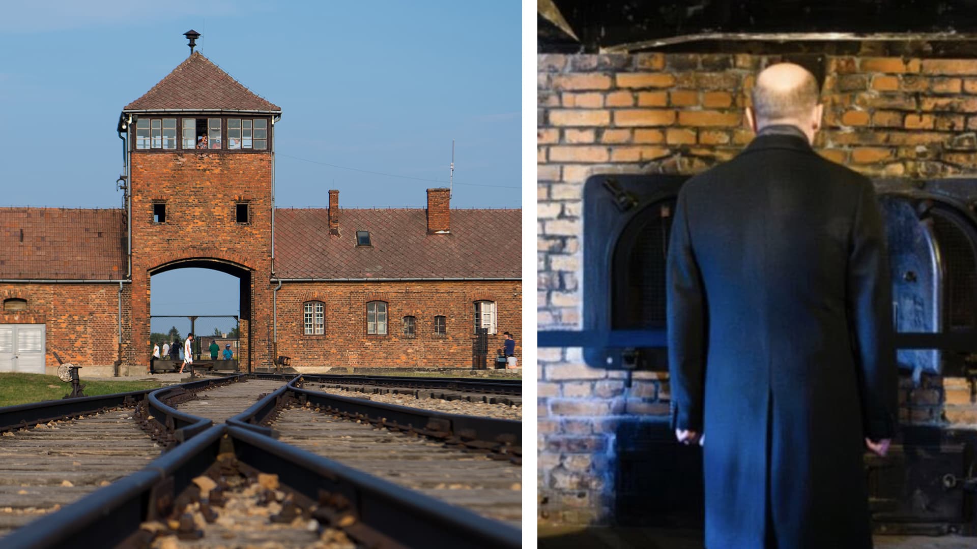 Auschwitz als Wahlkampf-Kulisse, Kanzler posiert vorm Ofen, Holocaust-Erinnerung ohne Juden: Die bizarre neue Gedenkkultur der Linken