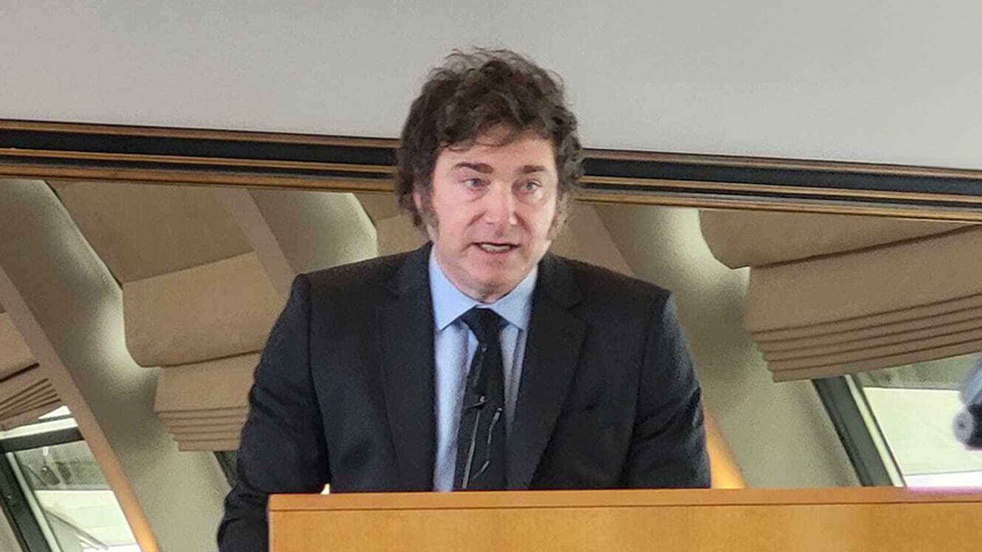 „Die Sozialisten wüten, weil wir gewinnen“: Argentiniens Präsident Milei predigt den Geist der Freiheit