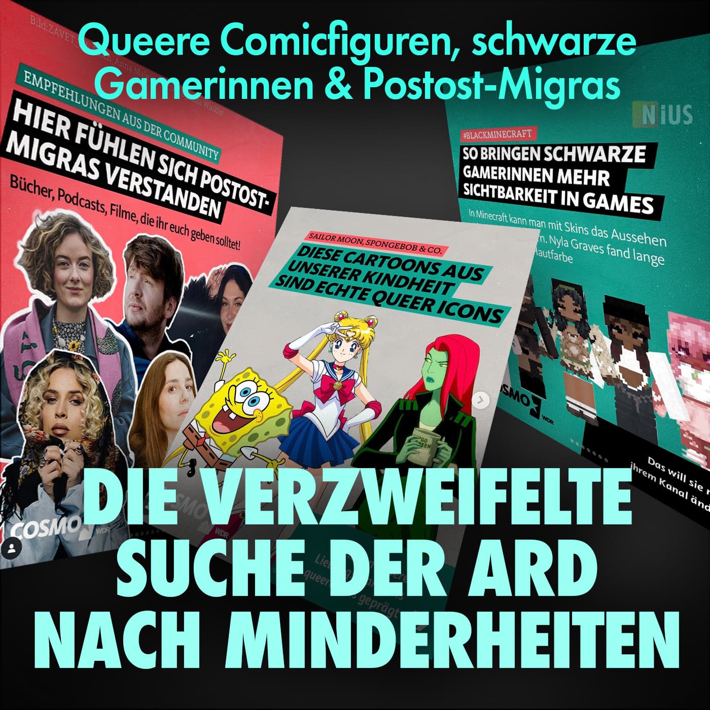 Queere Comicfiguren und schwarze Gamerinnen: Die verzweifelte Suche der ARD nach Minderheiten