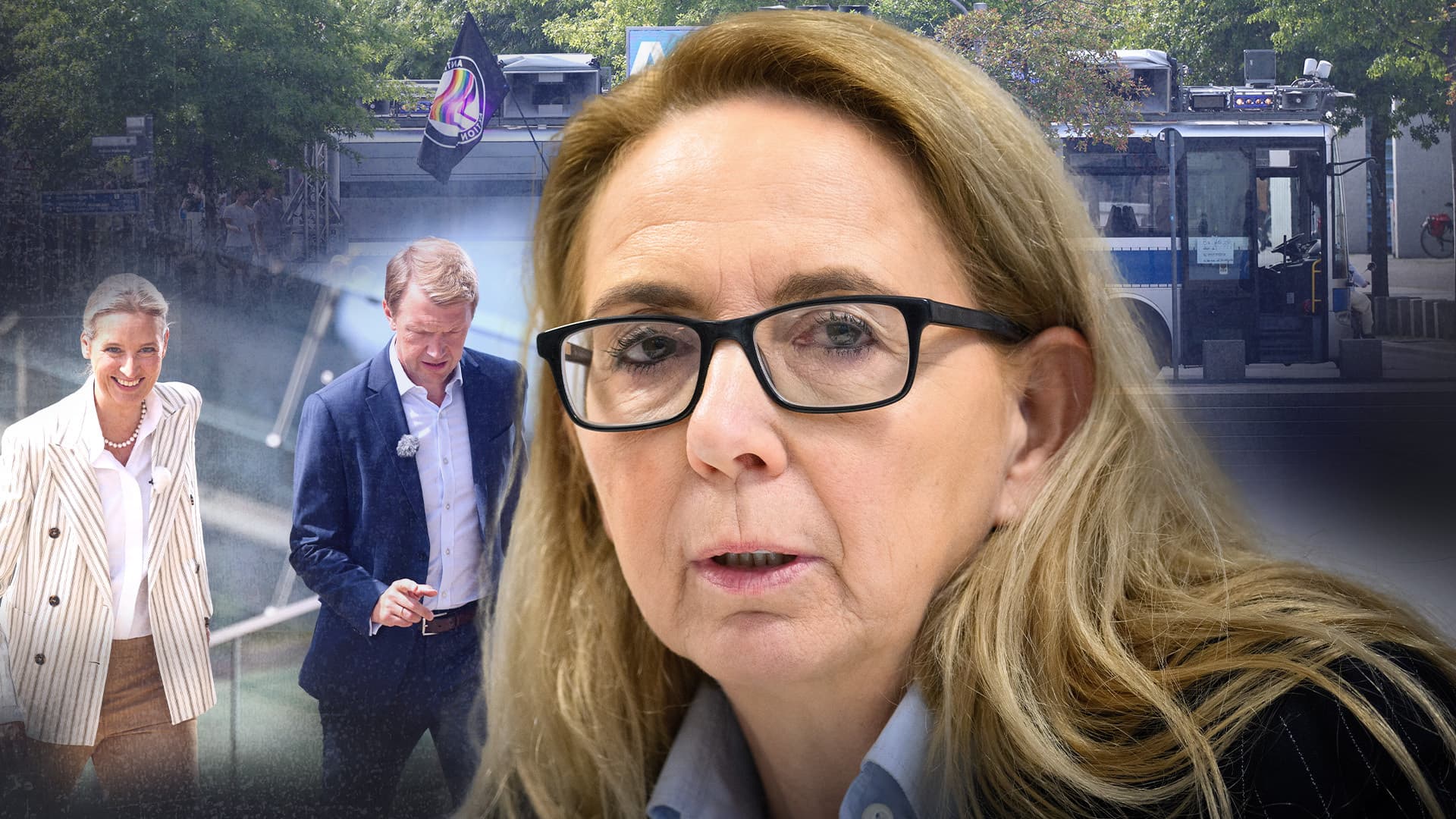 Entwickelt sich die Störaktion gegen das Weidel-Interview der ARD zum Polizei-Skandal?
