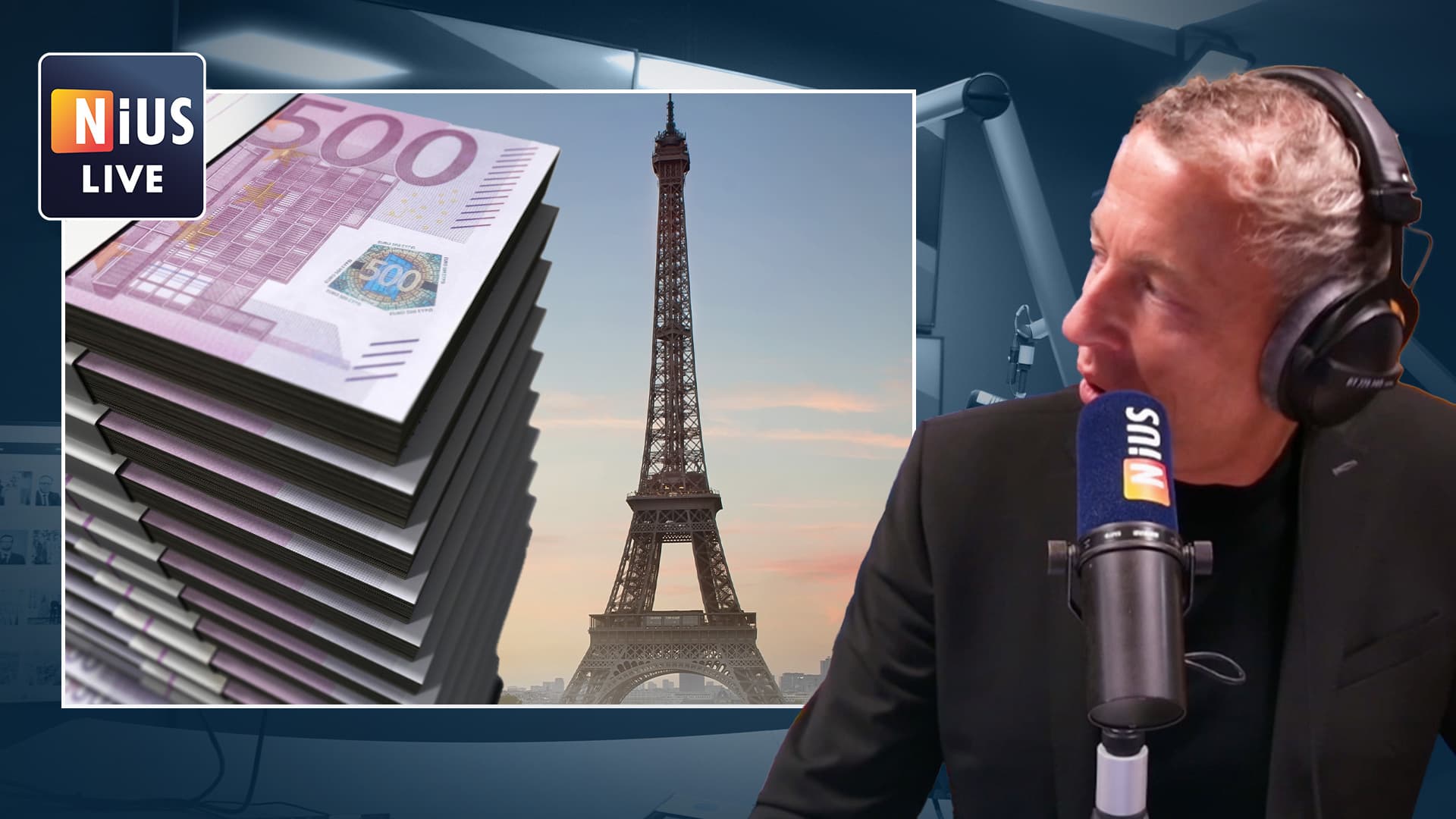 Der Staat nimmt jedes Jahr 590 Eifeltürme in gestapelten 500 Euro Scheinen ein