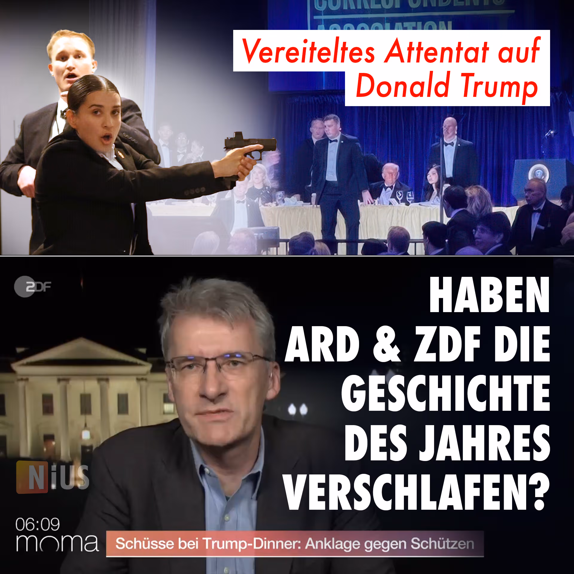 Versuchtes Attentat auf Donald Trump: Haben ARD & ZDF die Geschichte des Jahres verschlafen?