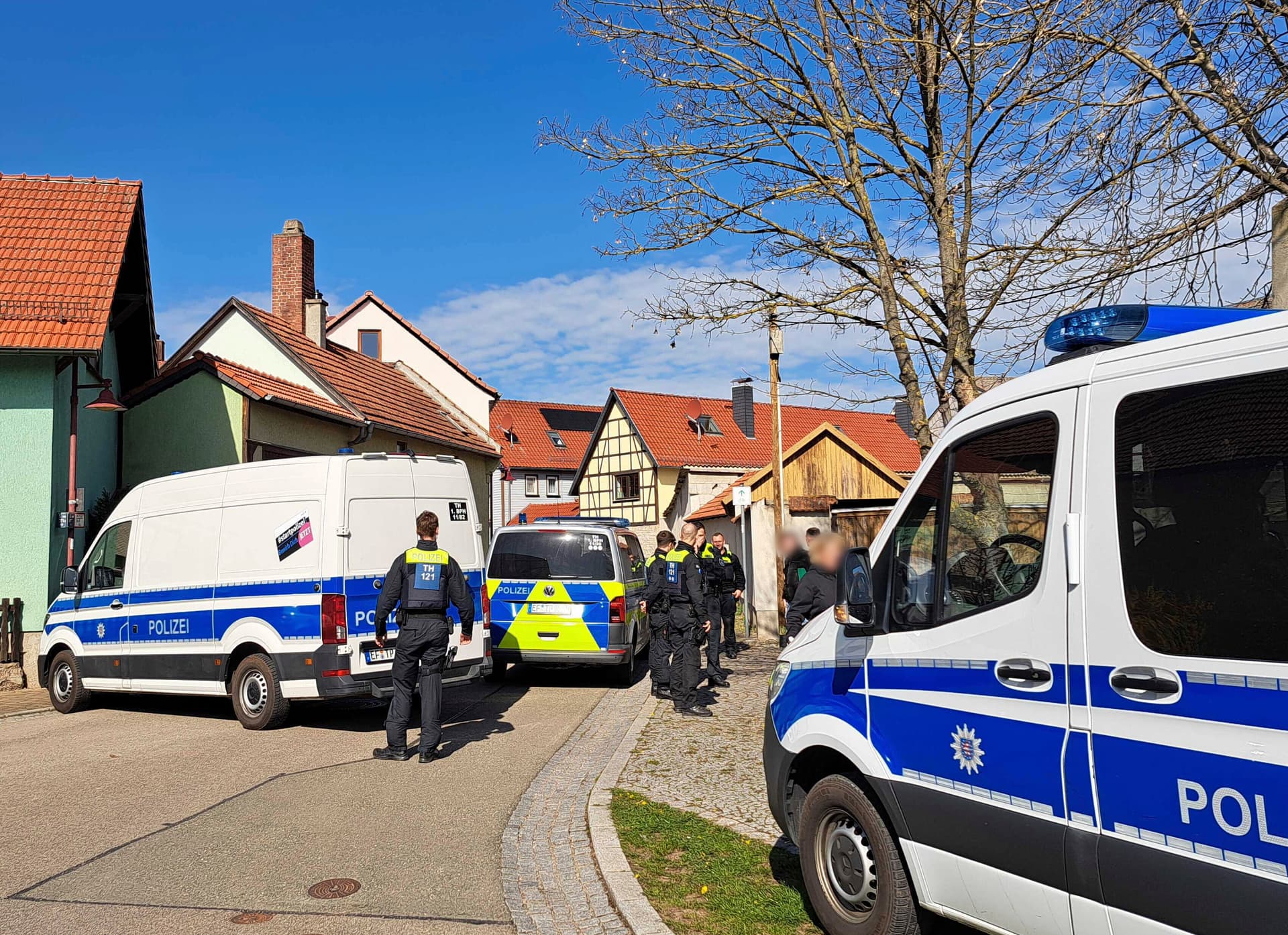 Polizeieinsatz: Vier Tote in Thüringen gefunden