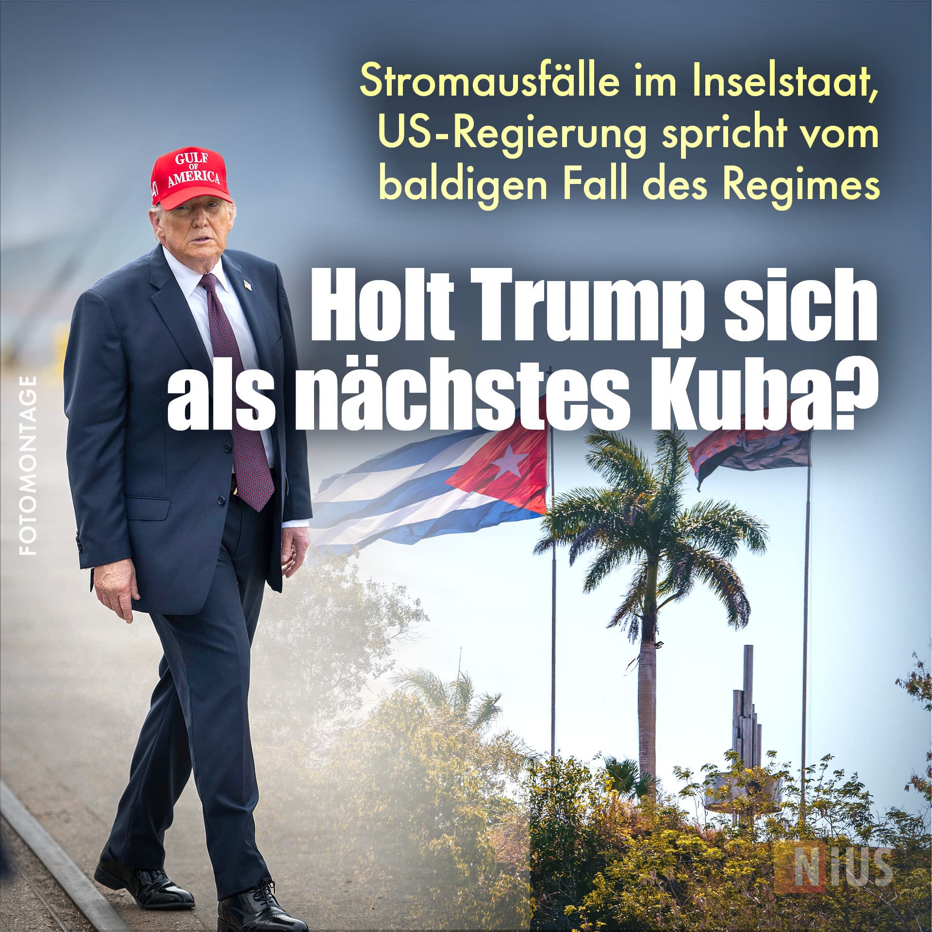 Stromausfälle im Inselstaat, US-Regierung spricht vom baldigen Fall des Regimes: Holt Trump sich als nächstes Kuba?