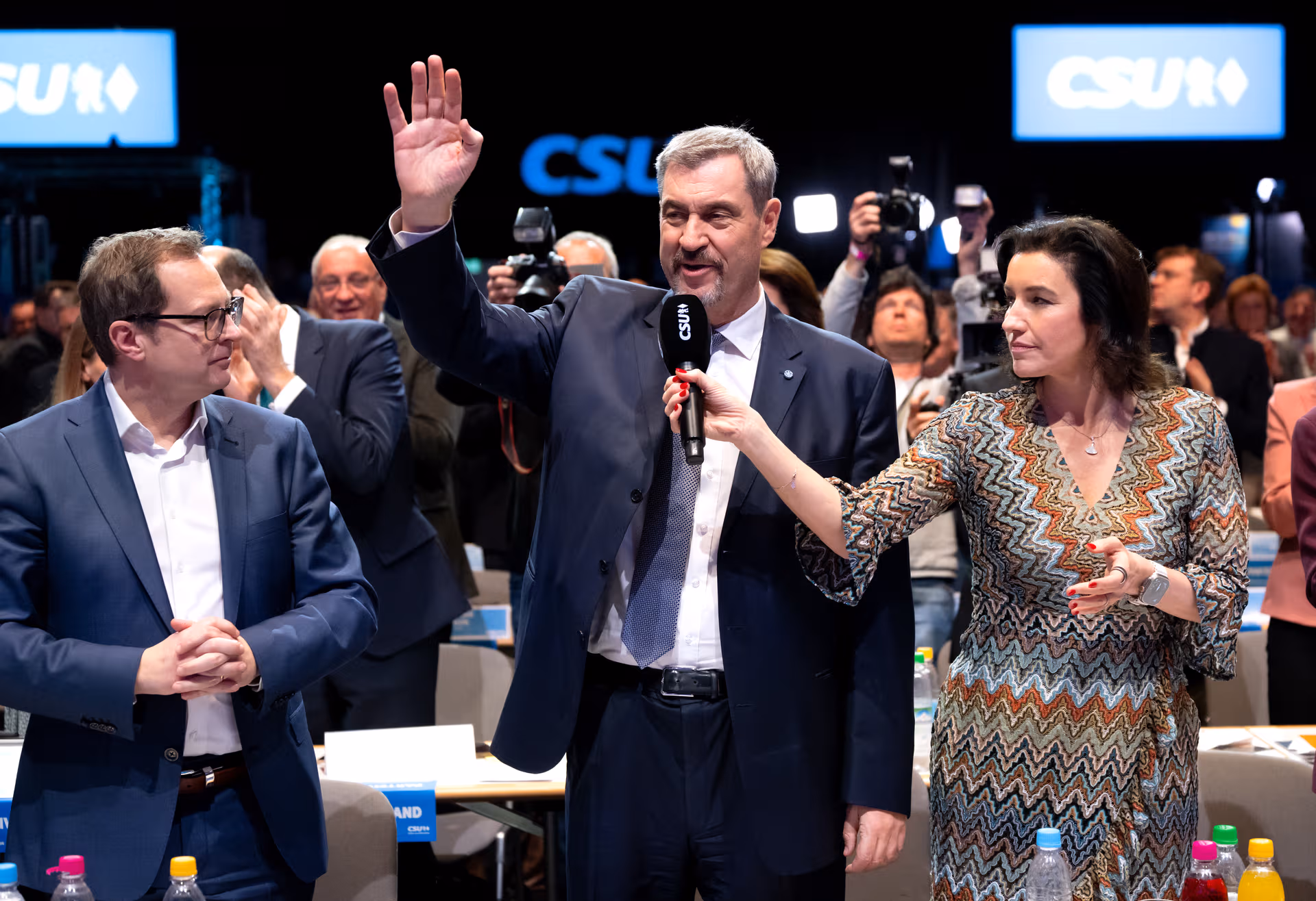 Markus Söder mit 83,6 Prozent als CSU-Chef im Amt bestätigt