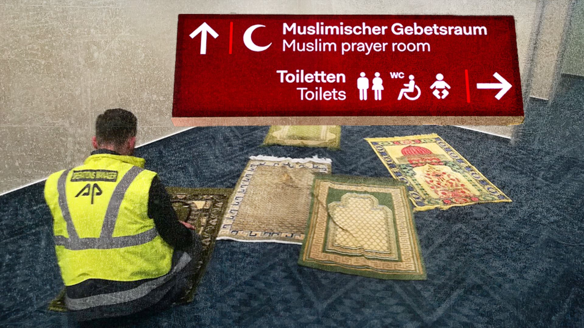 Diskriminierung: Gebetsraum am Flughafen für Muslime, aber nicht für Christen!