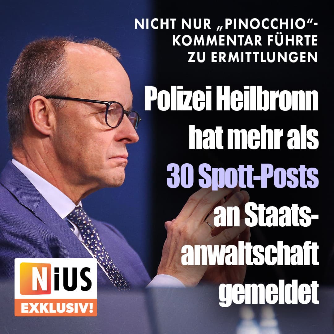 Nicht nur „Pinocchio“-Kommentar führte zu Ermittlungen: Polizei Heilbronn hat mehr als 30 Spott-Posts an Staatsanwaltschaft gemeldet