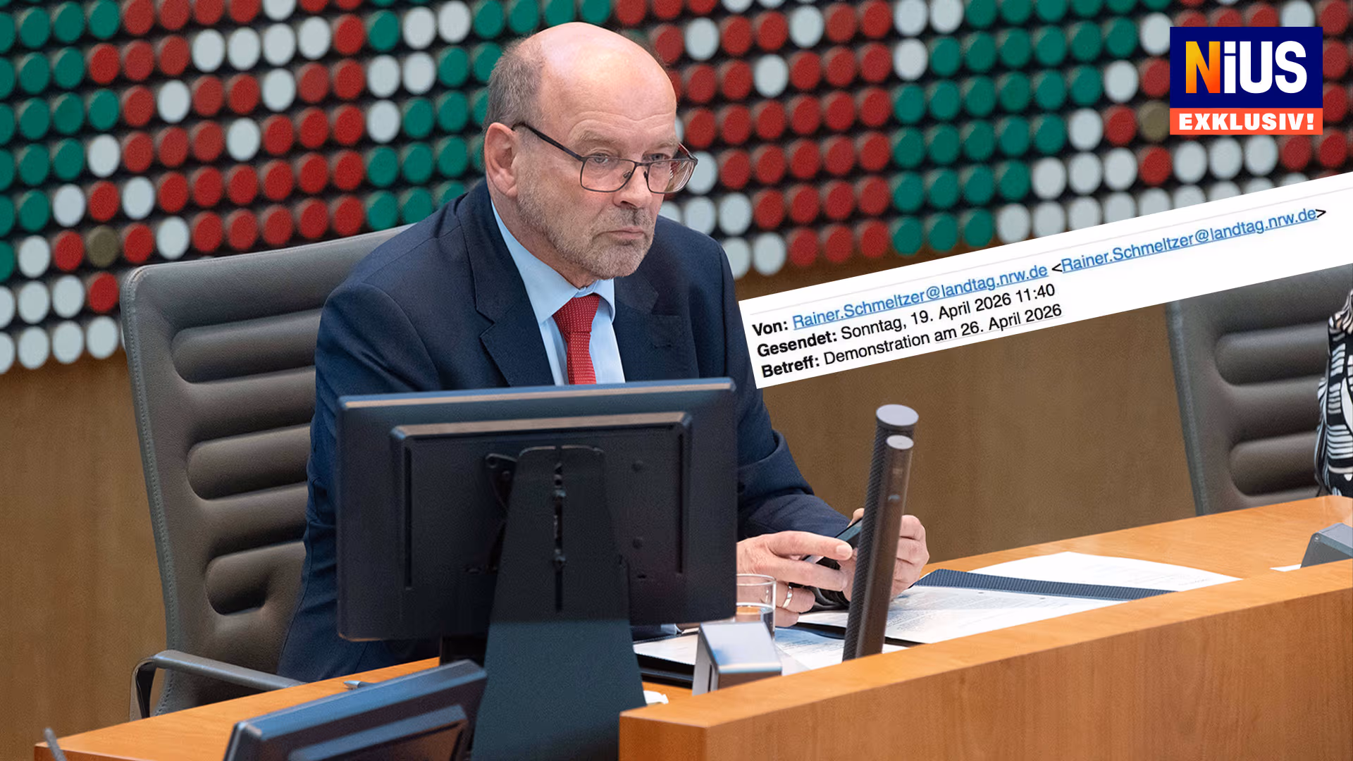 NRW-Landtags-Vizepräsident (SPD) ruft Schulen über Landtags-Mail zu Anti-AfD-Demo auf – Verstoß gegen Neutralitätspflicht?