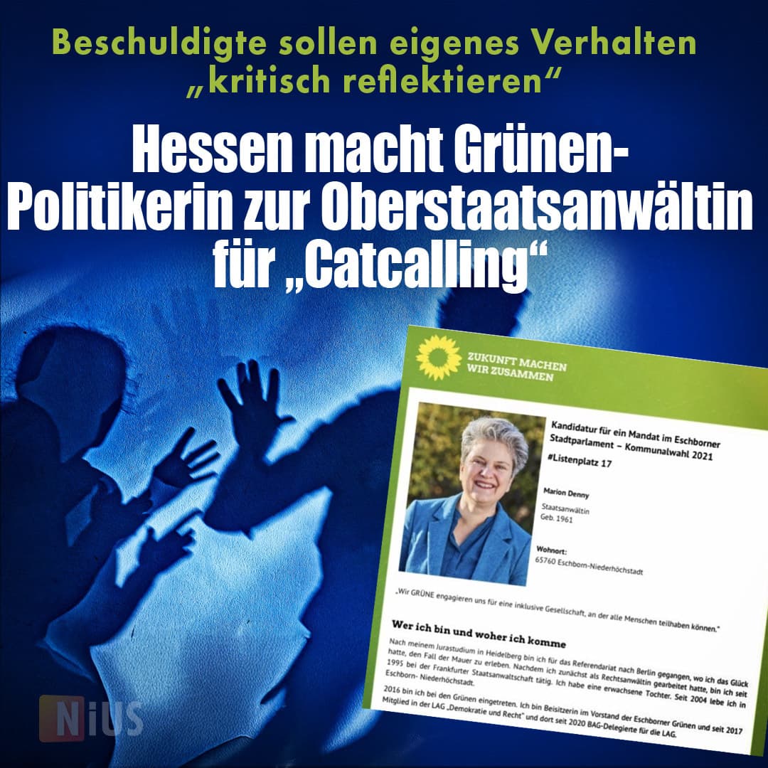 Hessen macht Grünen-Politikerin zur Oberstaatsanwältin für „Catcalling“