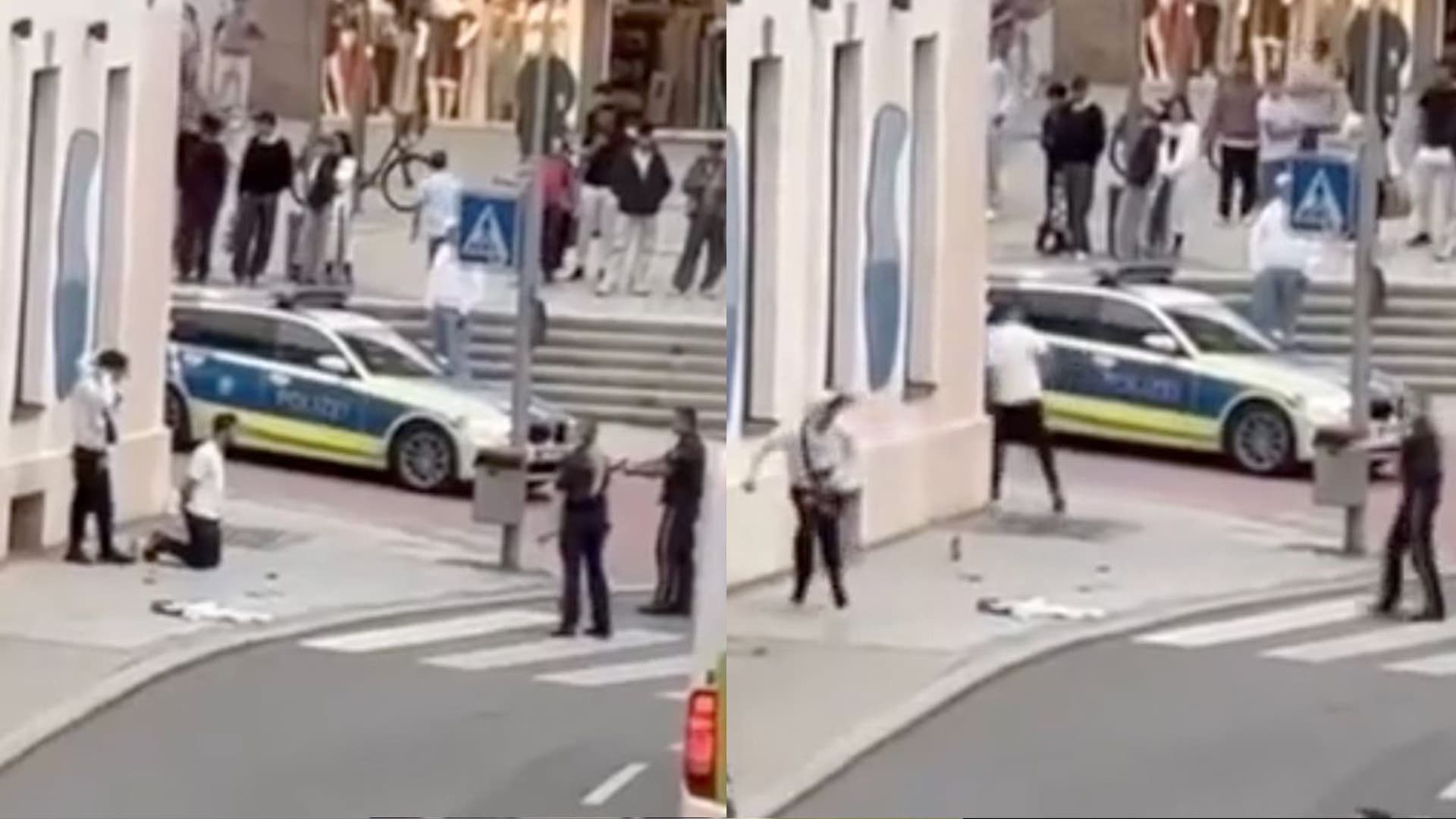 Große Video-Analyse: Eisdielen-Syrer brüllten die Polizisten während der Festnahme an – und hauten trotz gezückter Dienstwaffen ab!