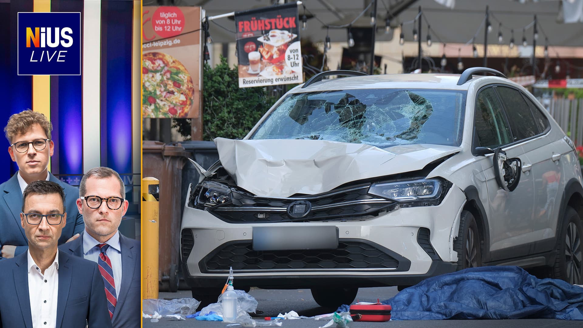 Ab 6 Uhr bei NIUS Live: Zwei Tote nach Anschlag mit Auto