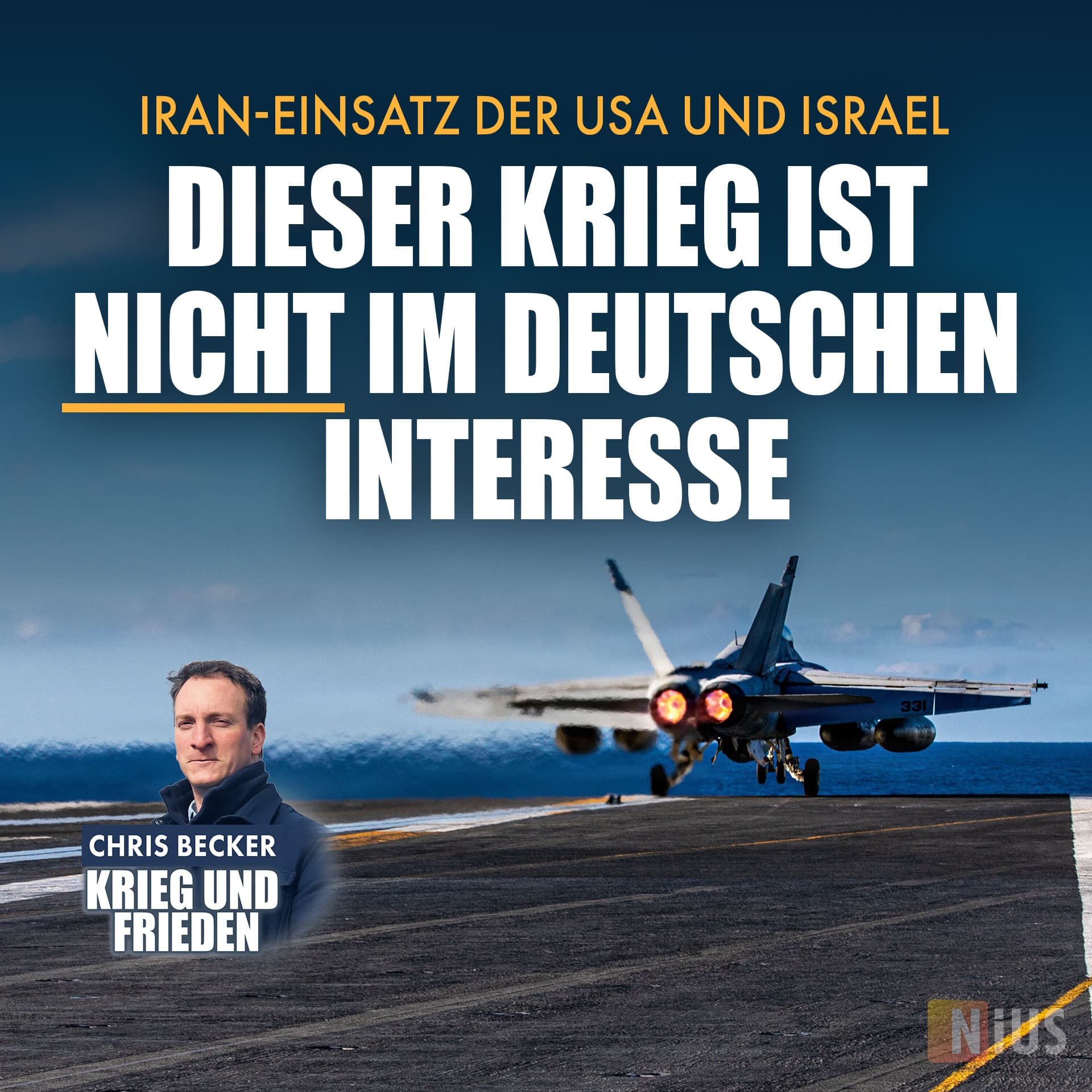 Iran-Einsatz der USA und Israel: Dieser Krieg ist nicht im deutschen Interesse