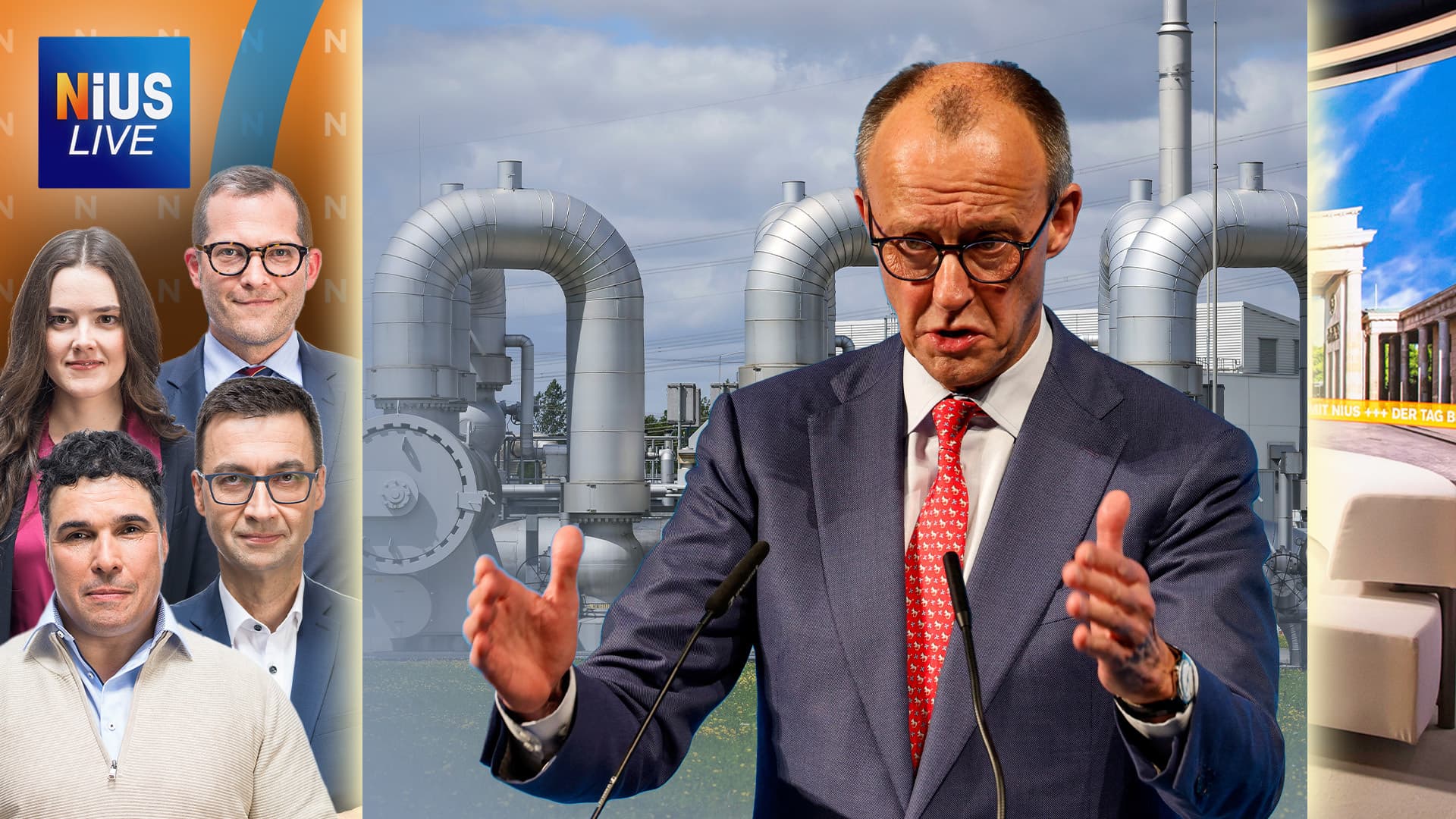 JETZT bei NIUS Live: Warum spricht Merz nicht über die Energiekrise?