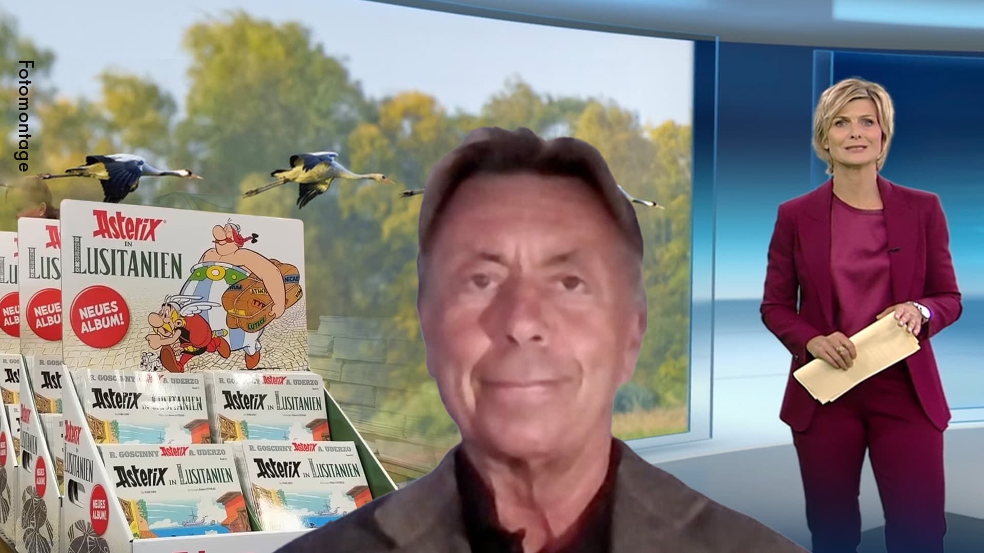 Kraniche und Asterix – über alles berichten Tagesschau und heute, nur über den Angriff auf die Meinungsfreiheit nicht