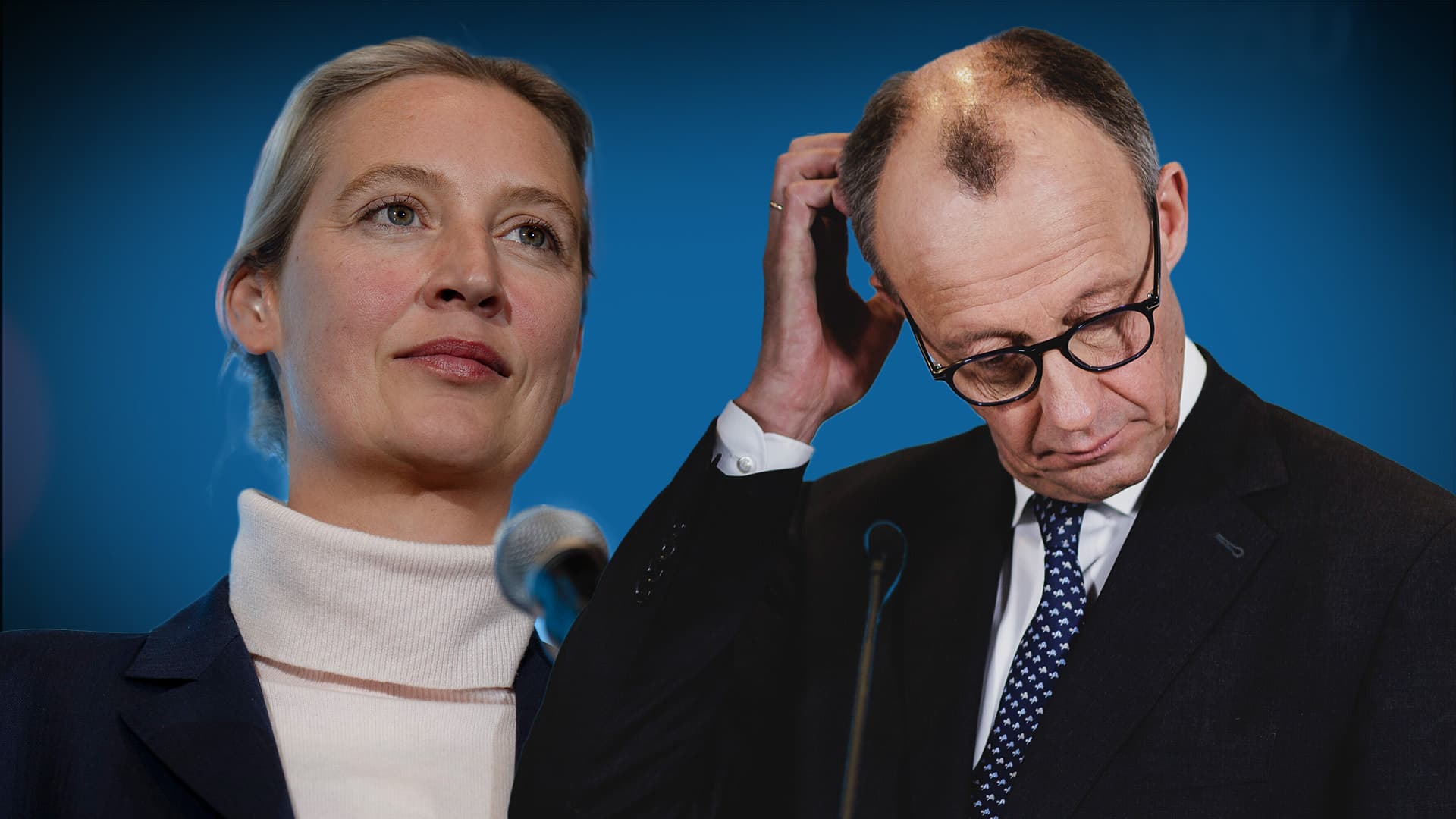 Umfrage-Schock für Merz! AfD zieht mit der Union gleich