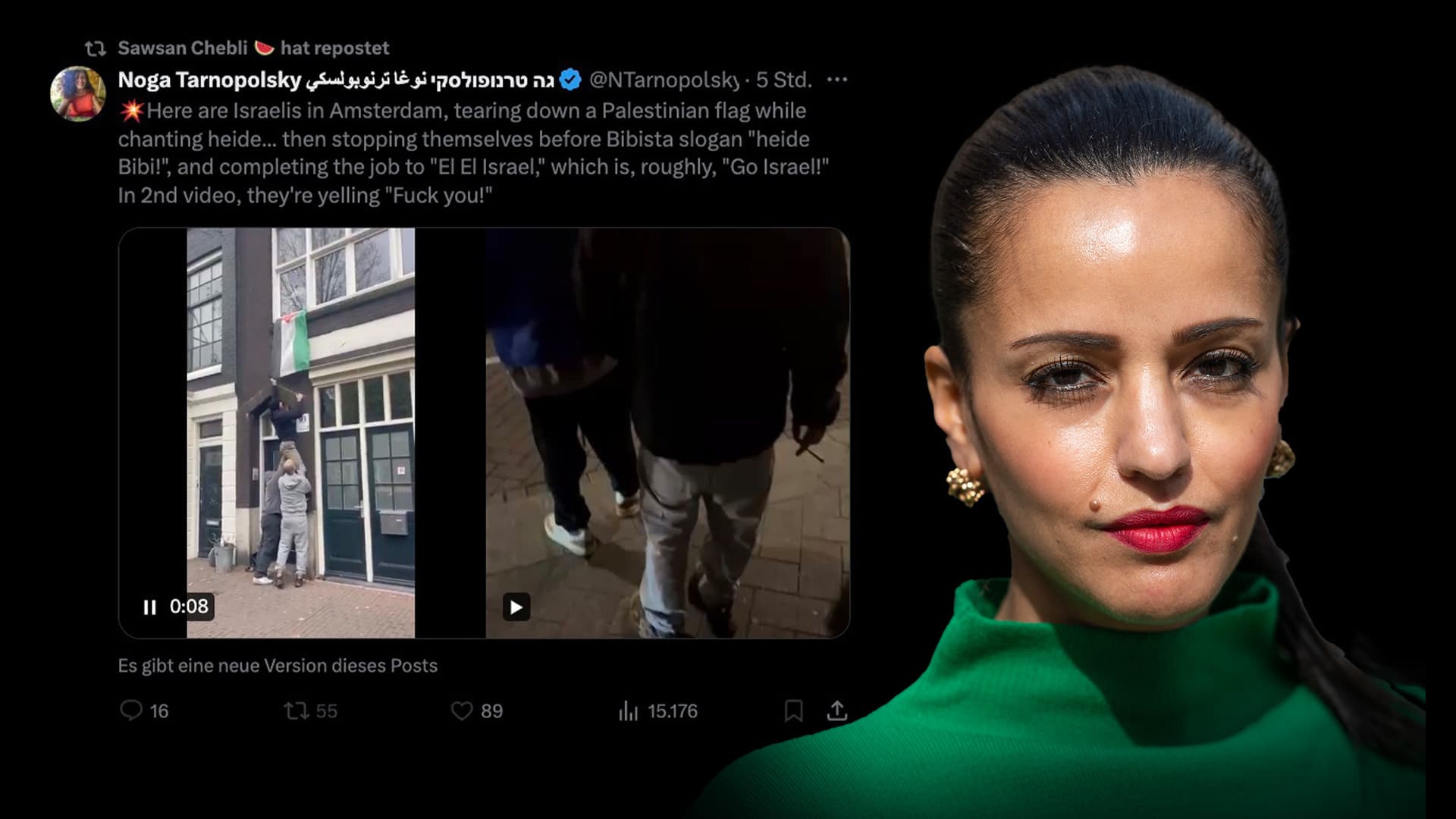 Das Antisemitismusproblem der SPD: Sawsan Cheblis Reaktion auf das Pogrom in Amsterdam