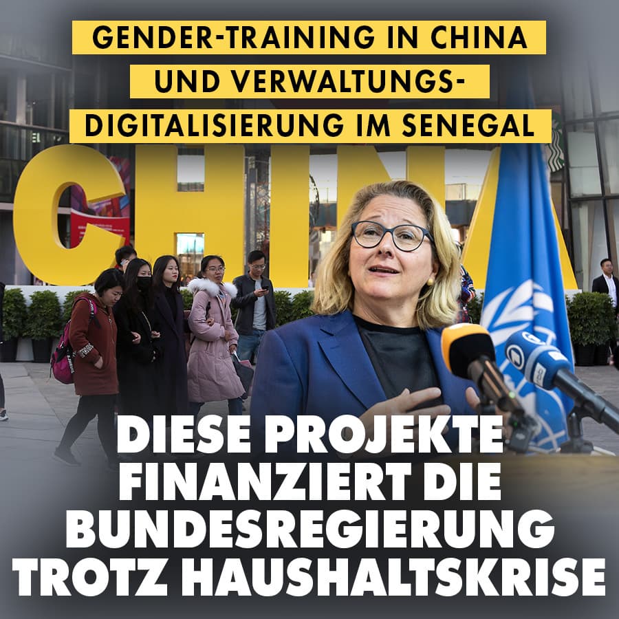 Gender-Training in China und Verwaltungs-Digitalisierung im Senegal: Diese Projekte finanziert die Bundesregierung trotz Haushaltskrise