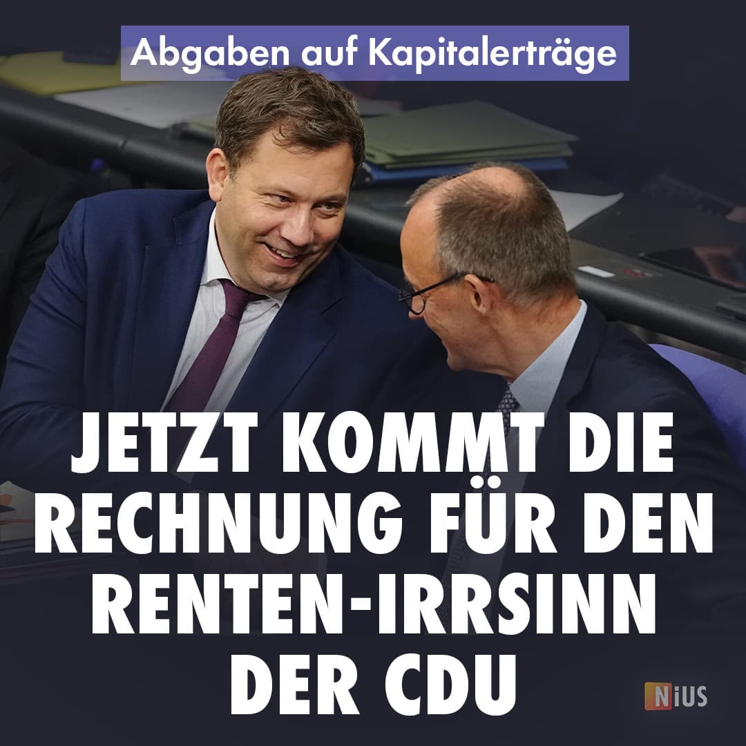 Abgaben auf Kapitalerträge: Jetzt kommt die Rechnung für den Renten-Irrsinn der CDU
