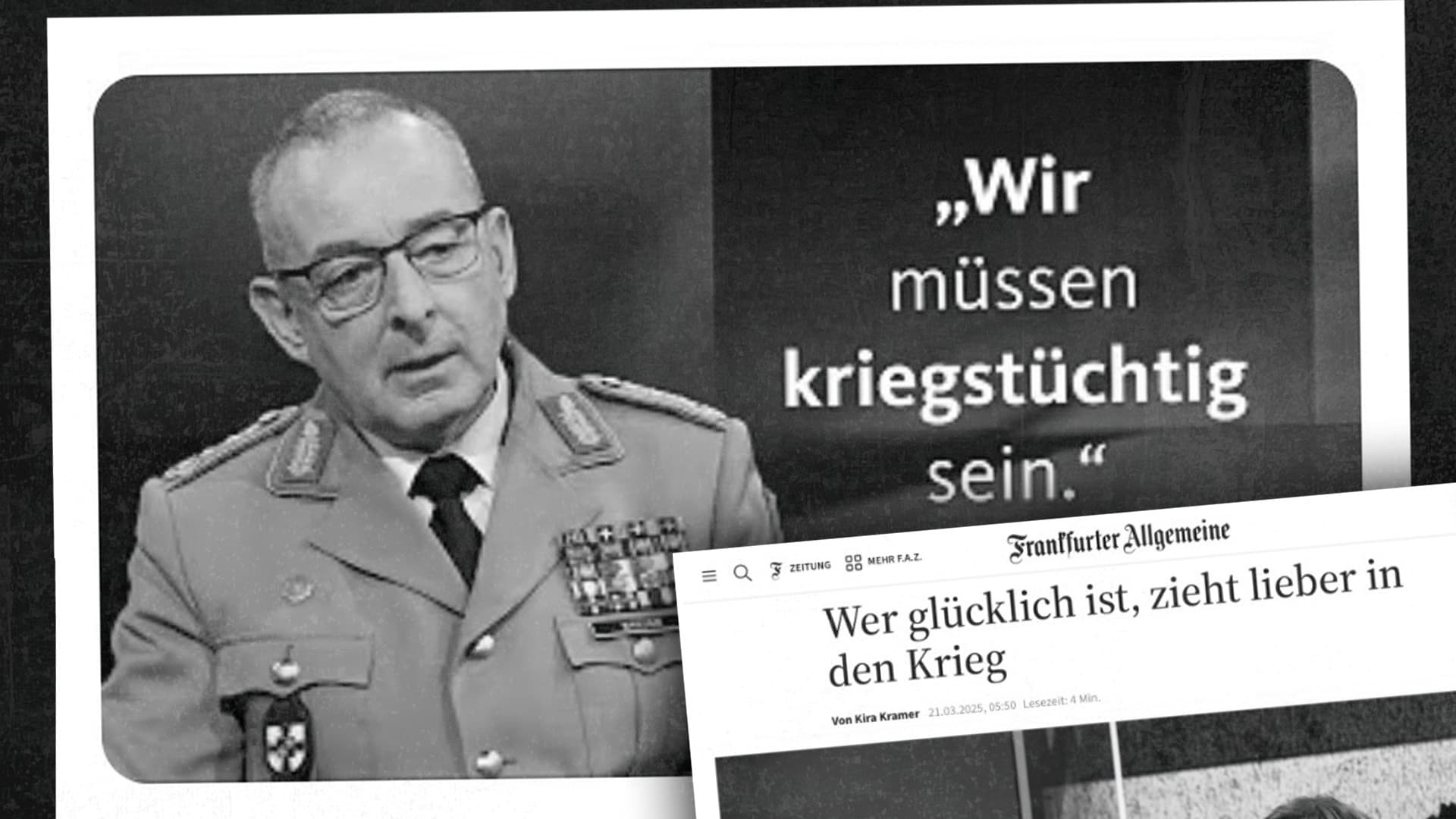 Die Kriegsrhetorik eskaliert: Deutschland zwischen „Fronturlaub“, „Mobilmachung“ und Countdown „bis zum großen Krieg“