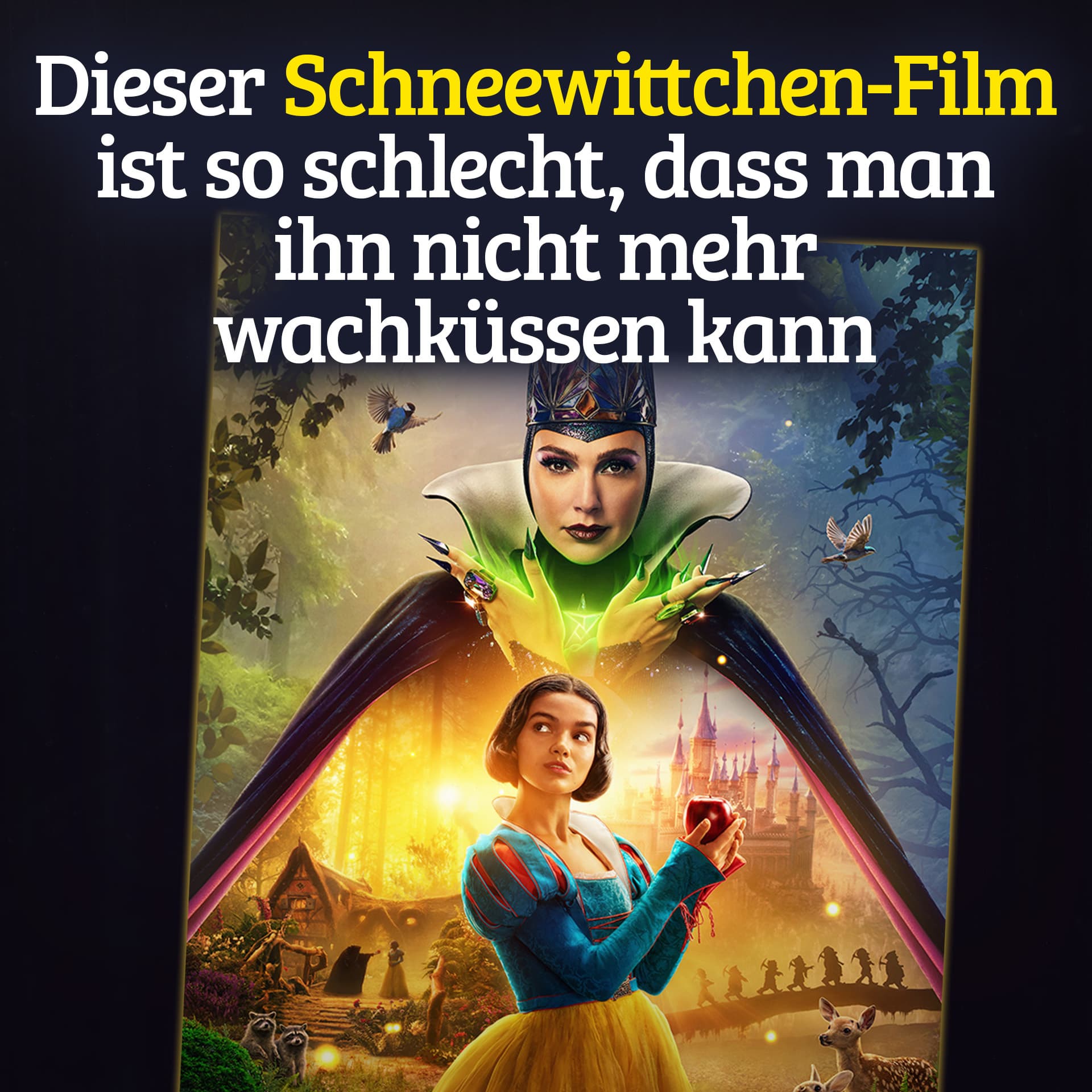 Dieser Schneewittchen-Film ist so schlecht, dass man ihn nicht mehr wachküssen kann