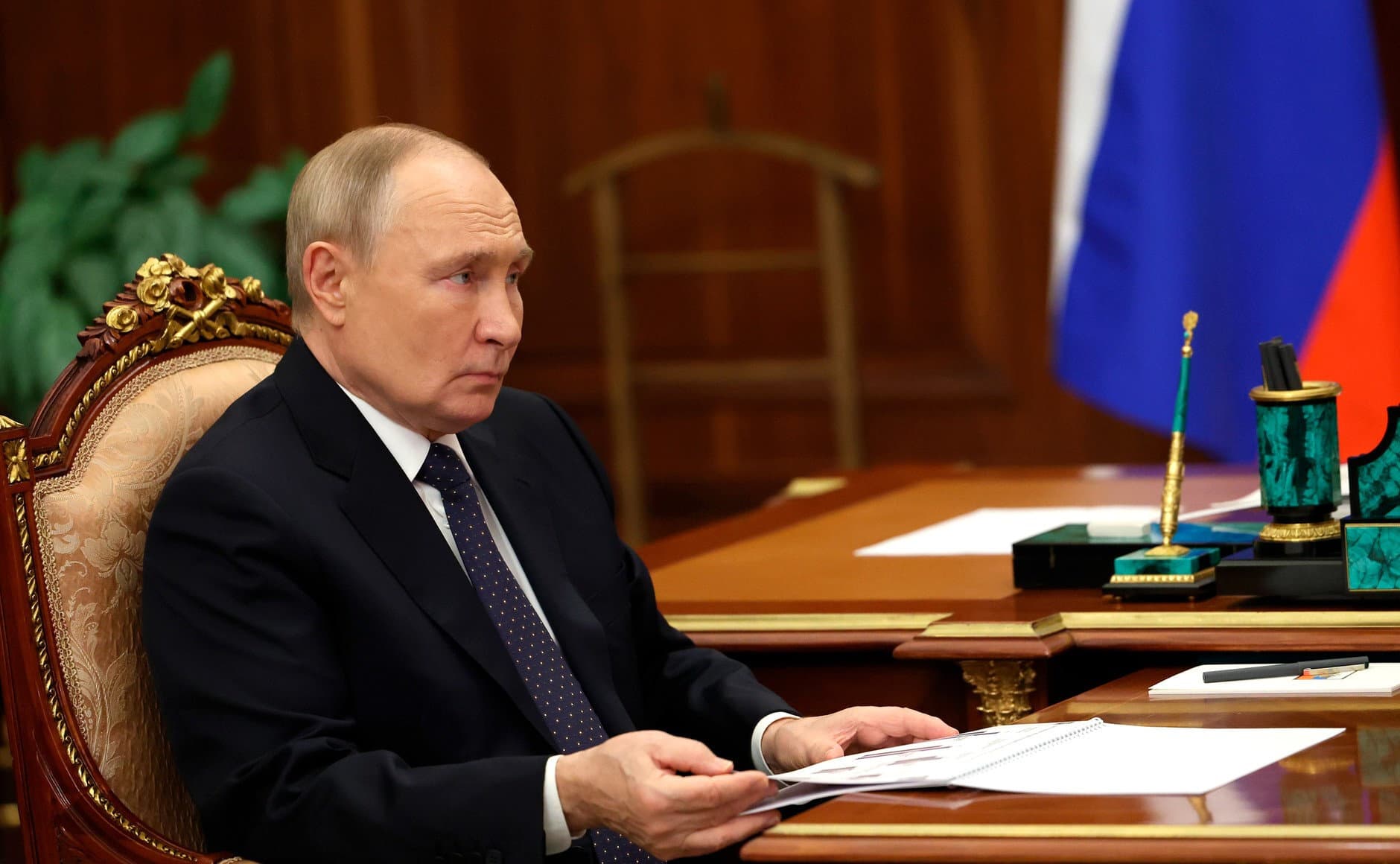 Wladimir Putins düstere Ansprache: „Eine Antwort wird es immer geben“