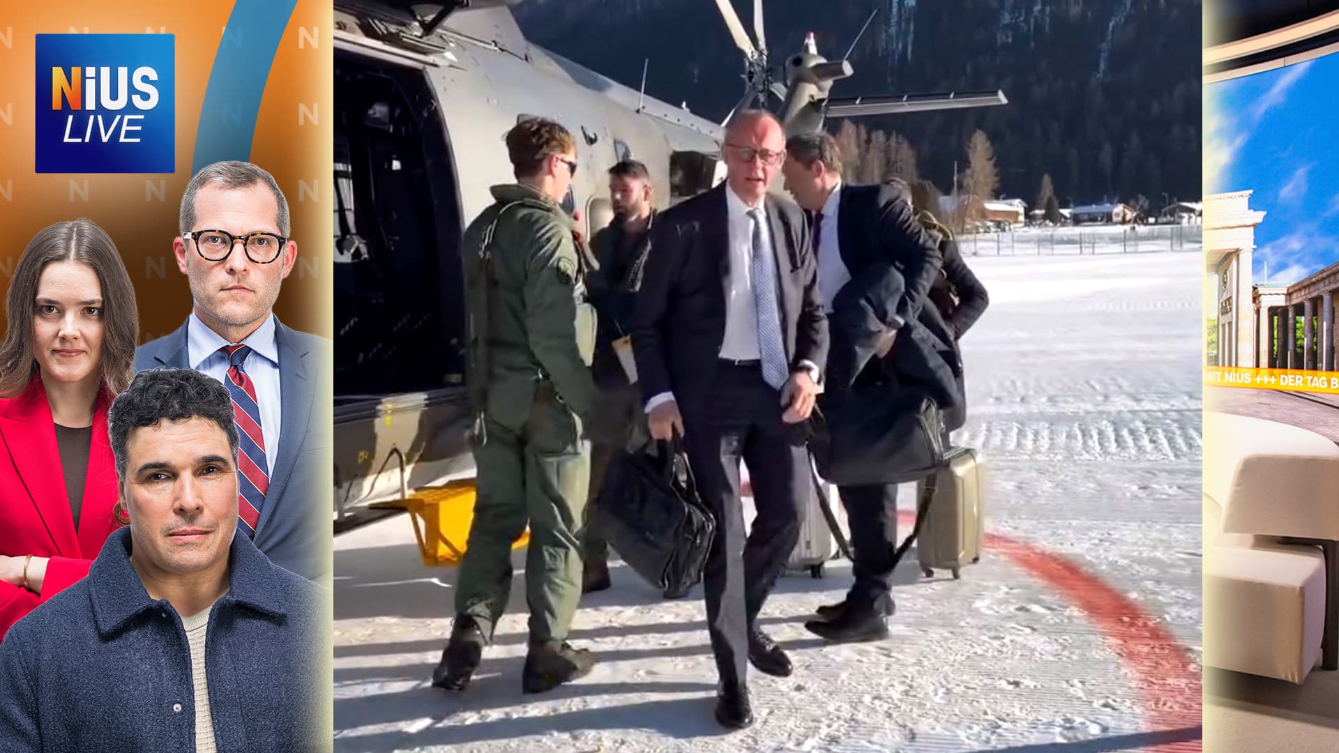 Das war NIUS Live am Freitag: Merz teilt in Davos gegen die Deutschen aus