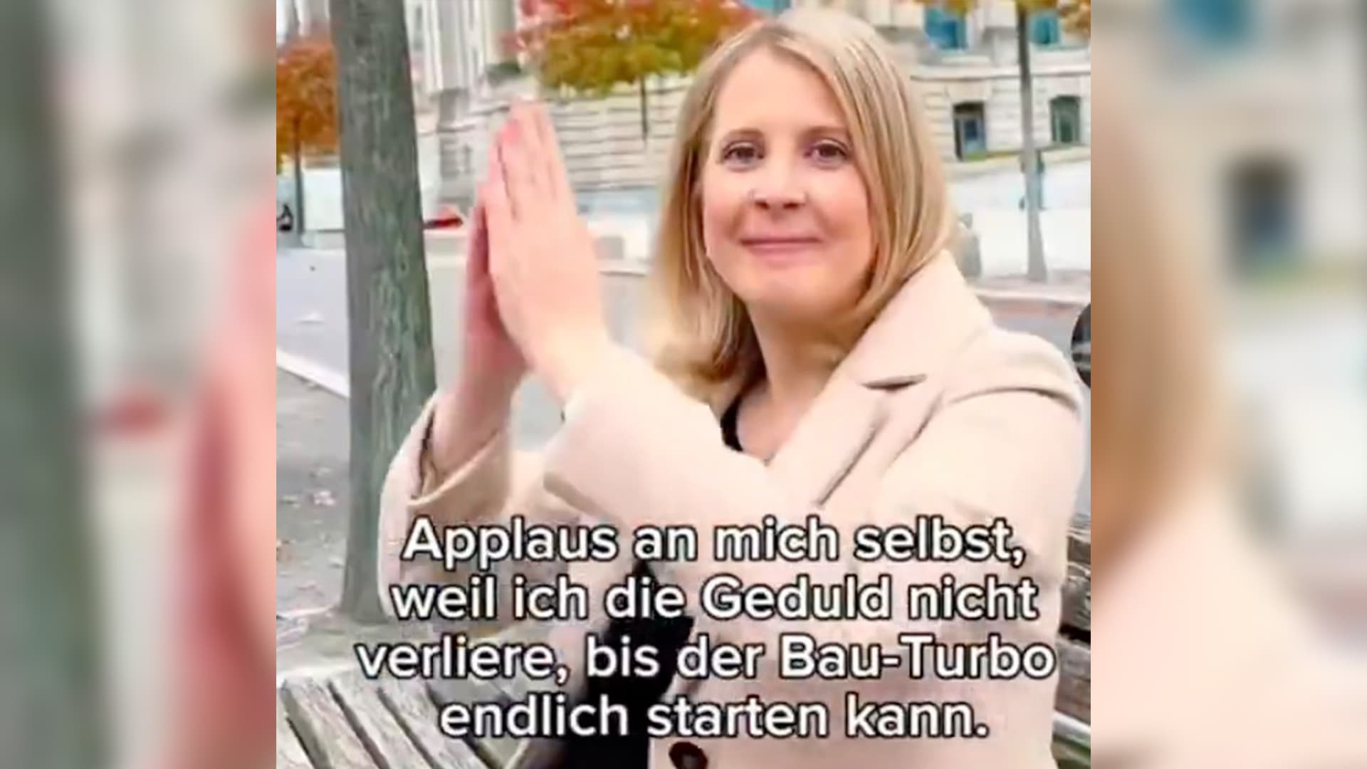 Peinliches TikTok-Video: Bundesbauministerin Hubertz applaudiert sich selbst
