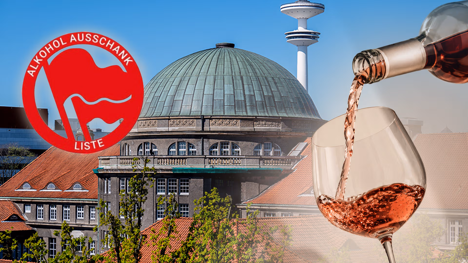 Wahl des Studentenparlaments: An der Uni Hamburg kann man für „Alkohol zurück in die Mensen“ stimmen