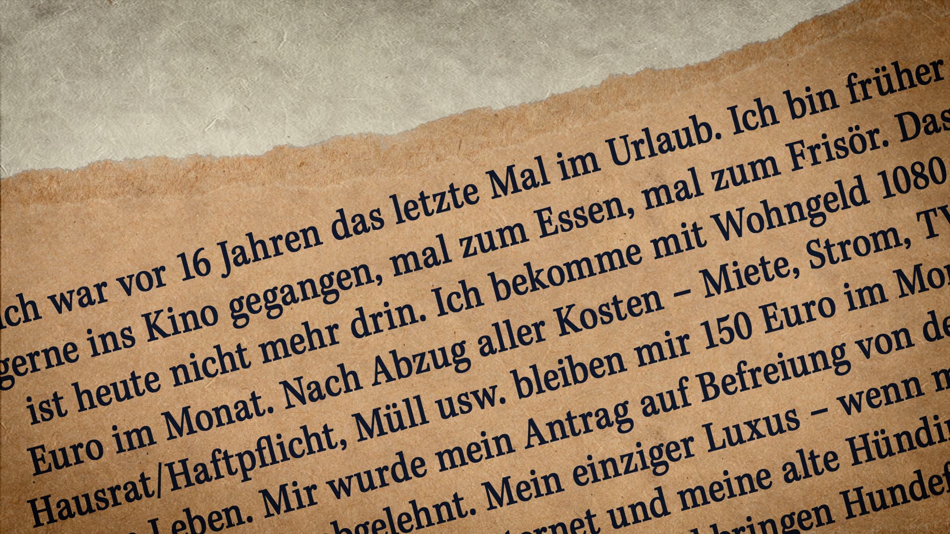 Der berührende Brief der Rentnerin Ramona an NIUS: „Ich habe nur 150 Euro im Monat – für mich und meine alte Hündin“