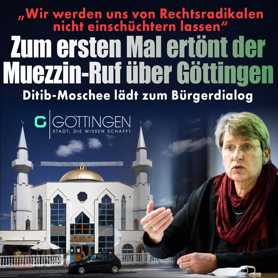 „Wir werden uns von Rechtsradikalen nicht einschüchtern lassen“: Zum ersten Mal ertönt der Muezzin-Ruf über Göttingen