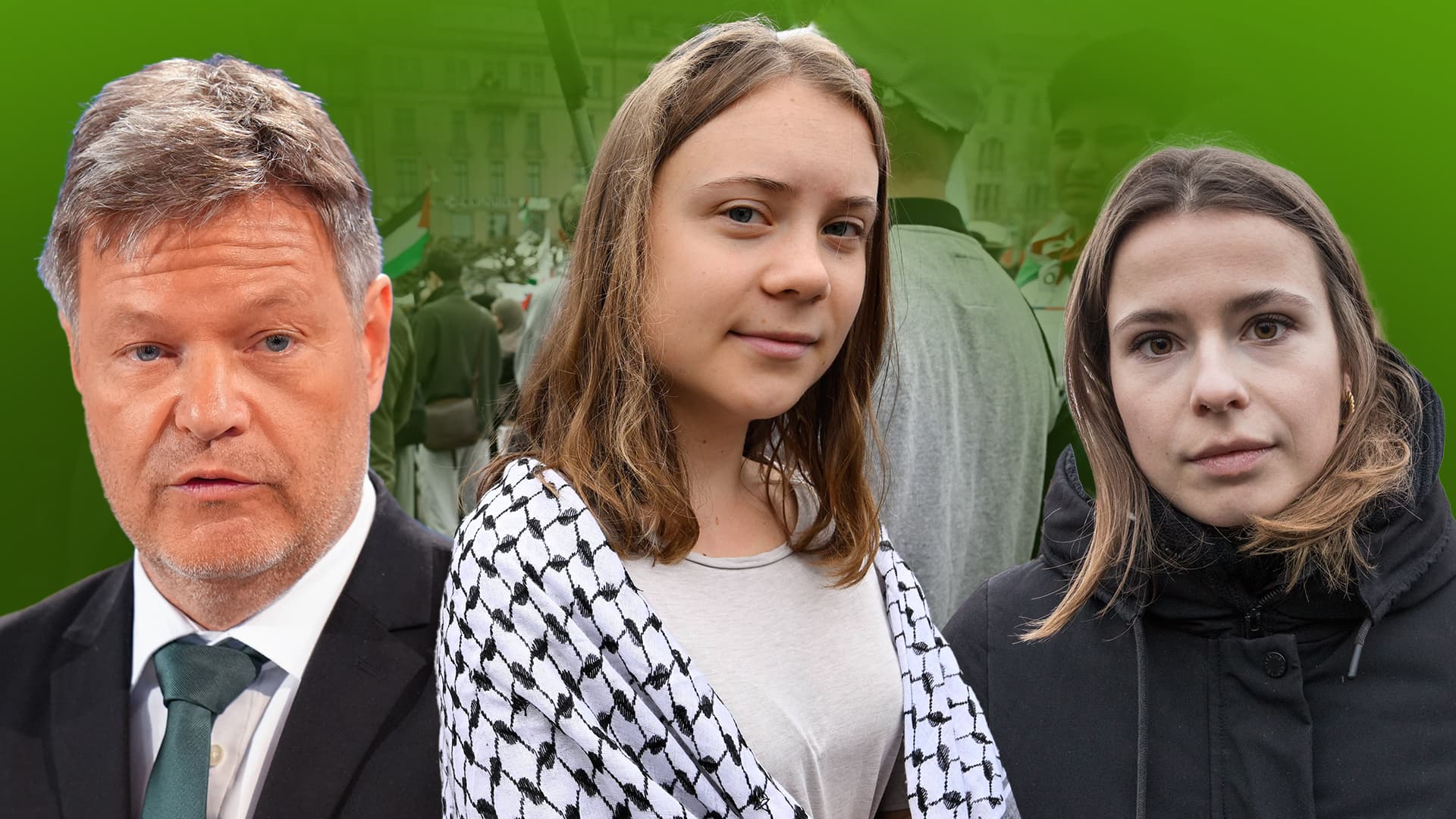 Sie predigen gegen Antisemitismus, aber von Greta wollen sie sich nicht lossagen: Das Greta-Problem der Grünen