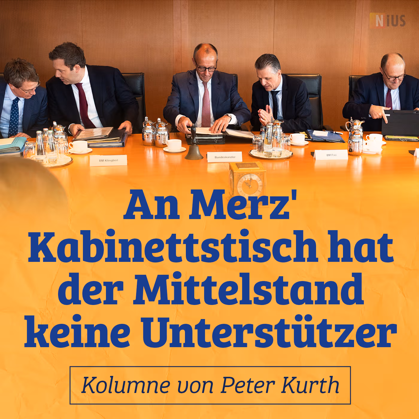 An Merz’ Kabinettstisch hat der Mittelstand keine Unterstützer