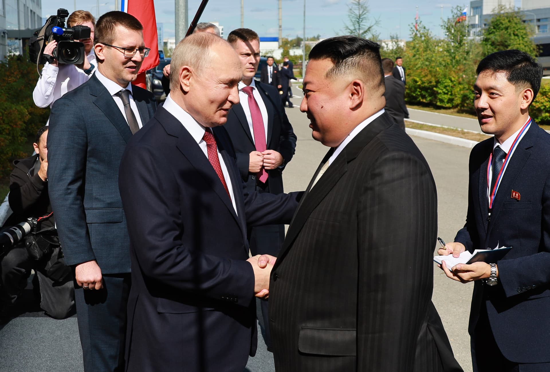 Putin und Kim trafen sich an Russlands neuem Weltraumbahnhof – und sprachen über Waffen