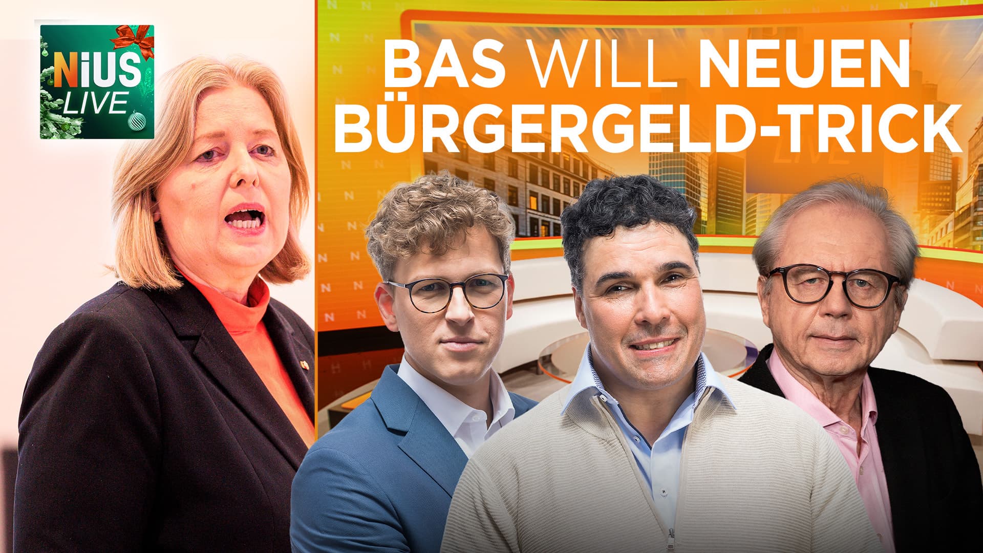 Das war NIUS Live am Freitag: Bas will neuen Bürgergeld-Trick