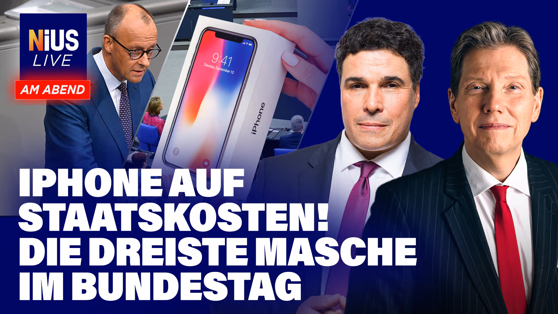 Wohlstand für alle! Die Phantasie-Erklärung des Kanzlers I NIUS Live am Abend vom 9. Juli 2026