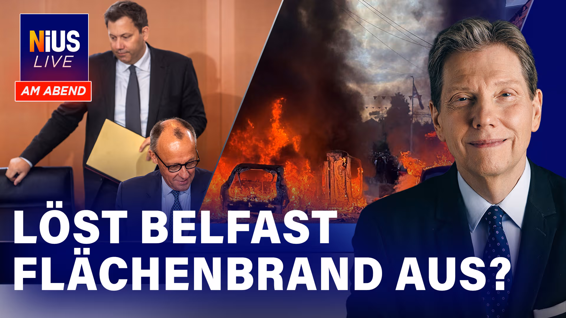 Ausschreitungen in Nordirland! Steht Europa am Kipppunkt? I NIUS Live am Abend vom 10.06.2026