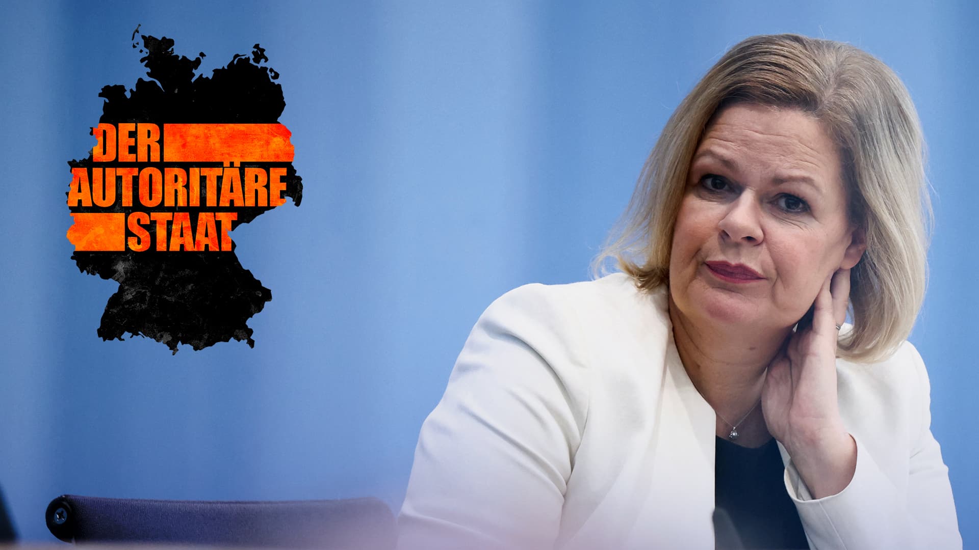 Ministerin Nancy Faeser (SPD) gehen die Nerven durch, weil BILD ihre Methoden mit der DDR vergleicht
