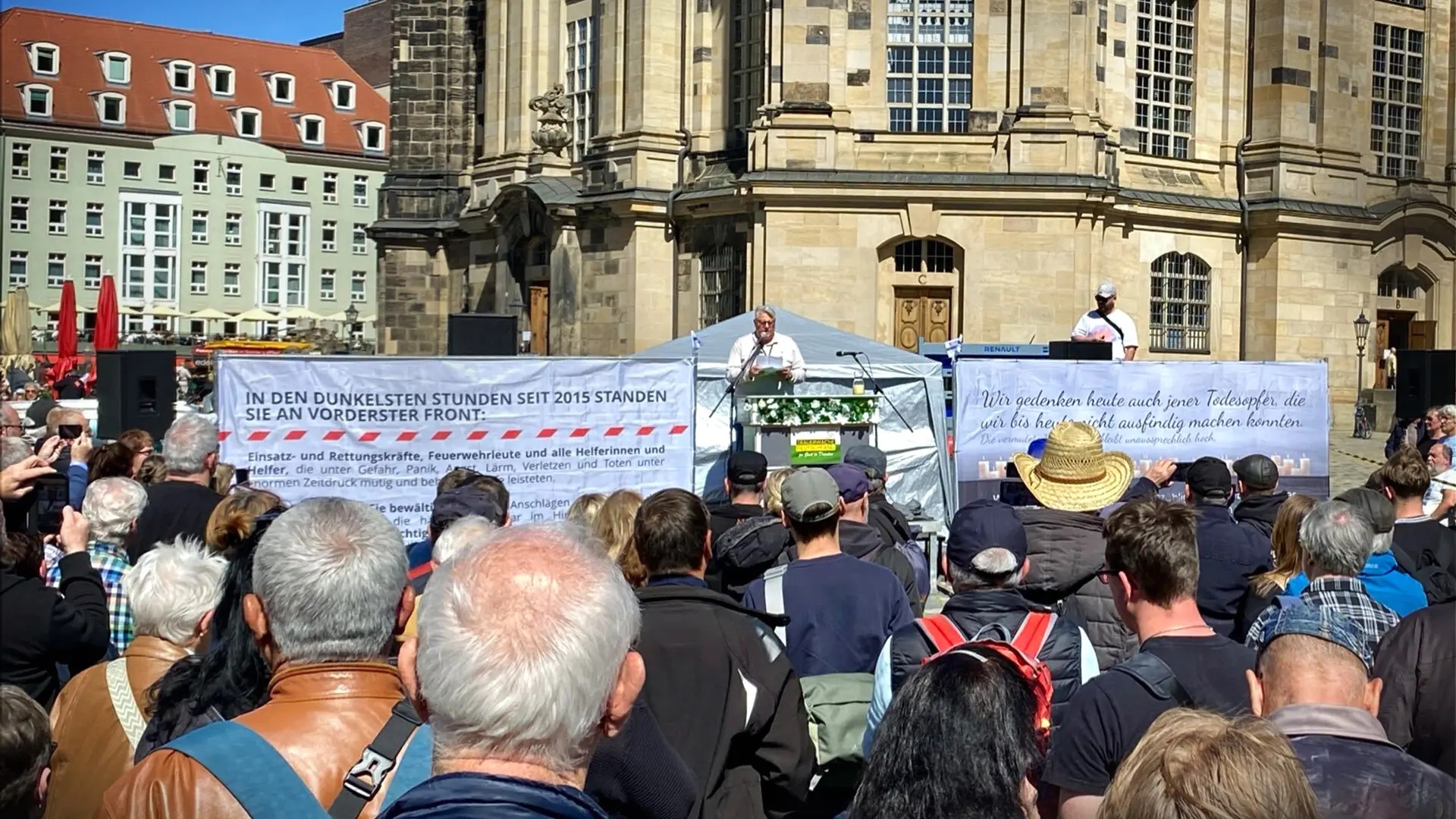 „Trauerwache Deutschland” in Dresden wird wie Migranten-Gewalt medial ignoriert