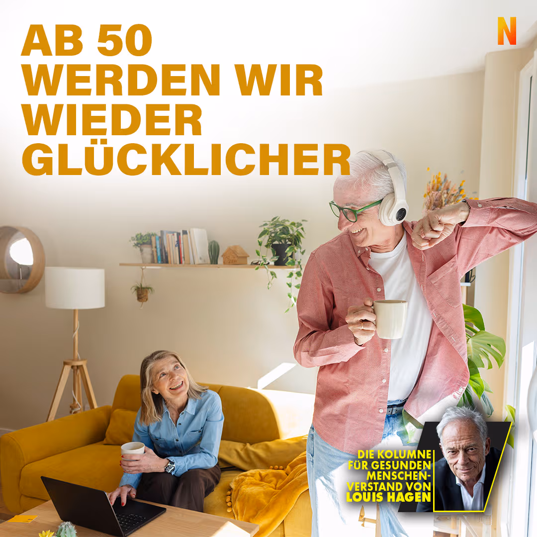 Ab 50 werden wir wieder glücklicher