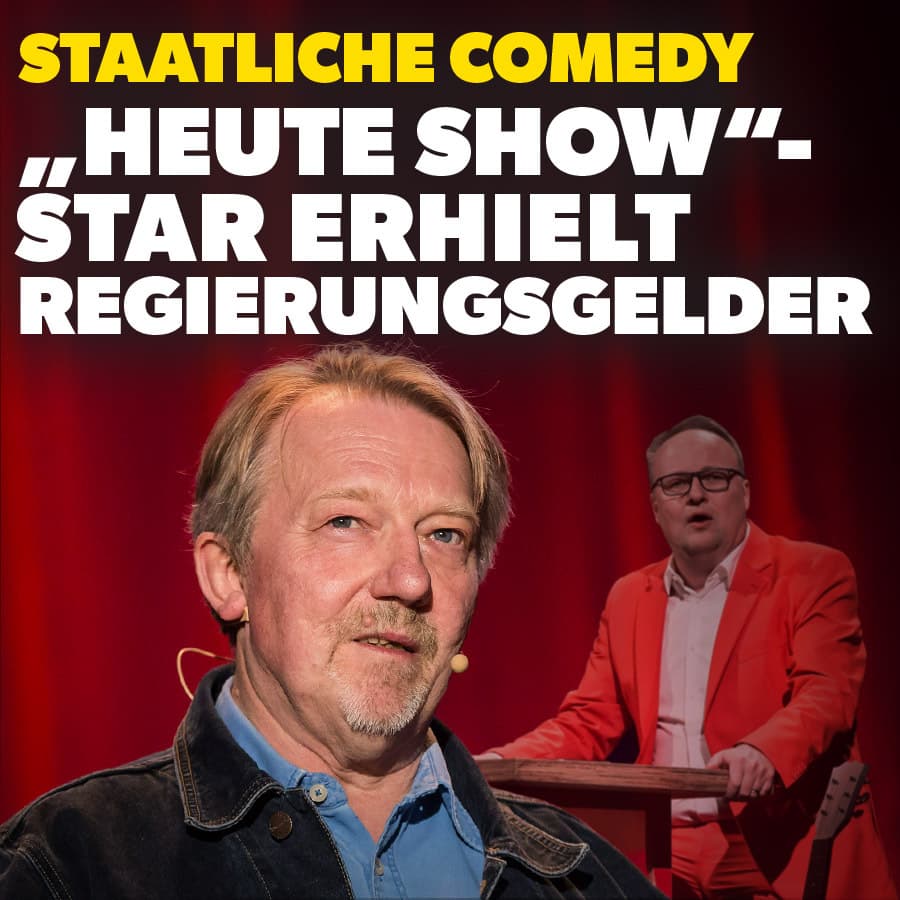 Staatliche Comedy: „Heute Show“-Star erhielt Regierungsgelder