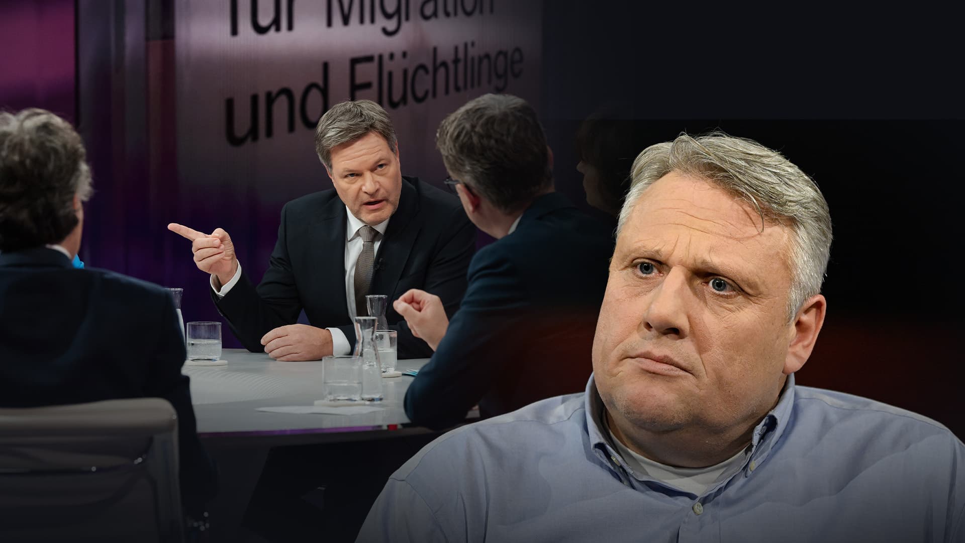 Asyl-Zoff beim Talk in ARD und ZDF: Vater von Terror-Opfer fordert „Schützt unsere Kinder!“, Habeck macht Wahlkampf