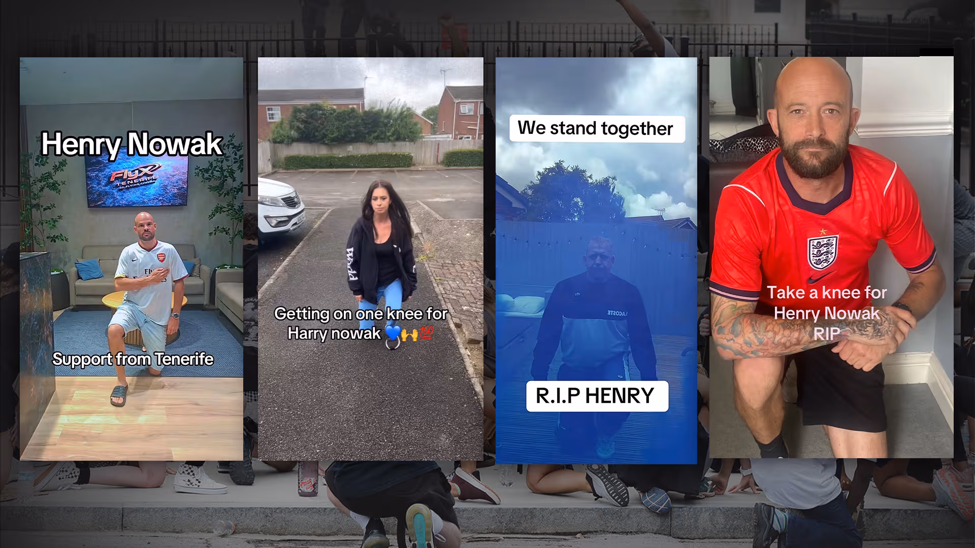 Wie damals für George Floyd: Tausende Menschen knien jetzt für ermordeten Henry Nowak auf TikTok