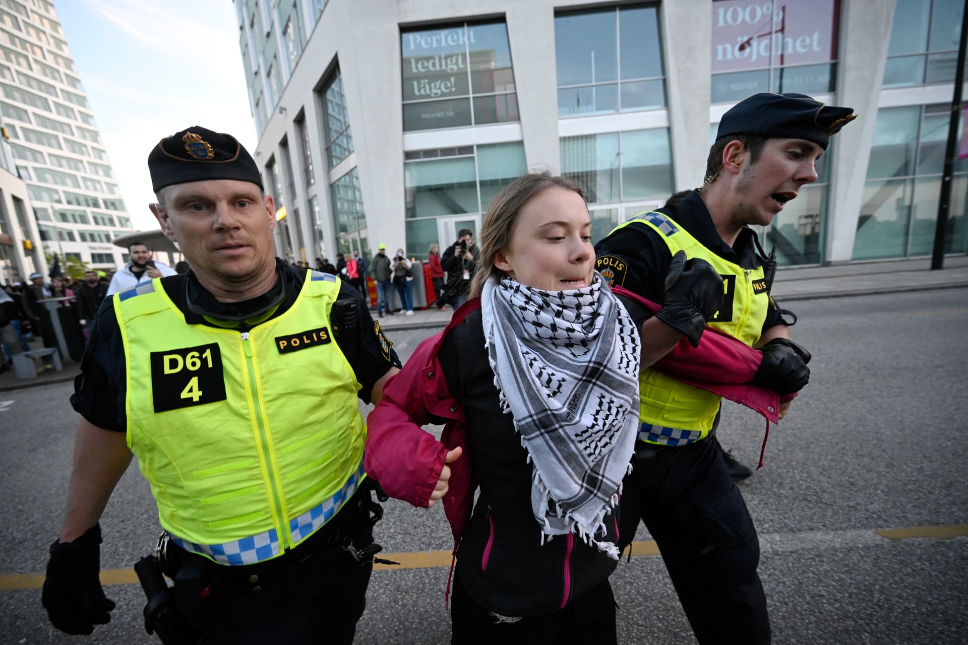 Israel-Hass rund um den ESC: Polizei nimmt Greta Thunberg in Gewahrsam!