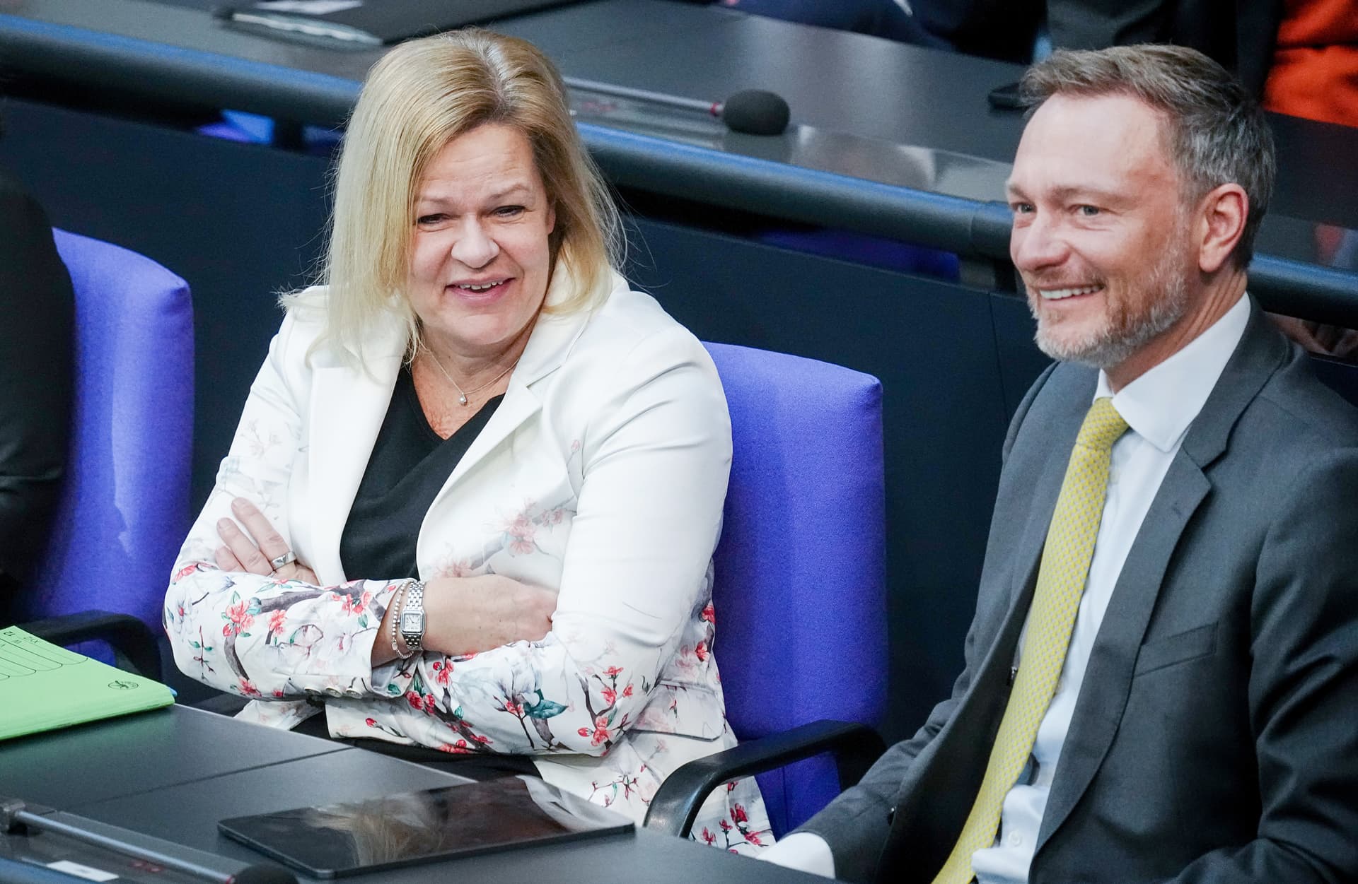Lindner und Faeser für Asyl-Vorprüfung an EU-Außengrenzen