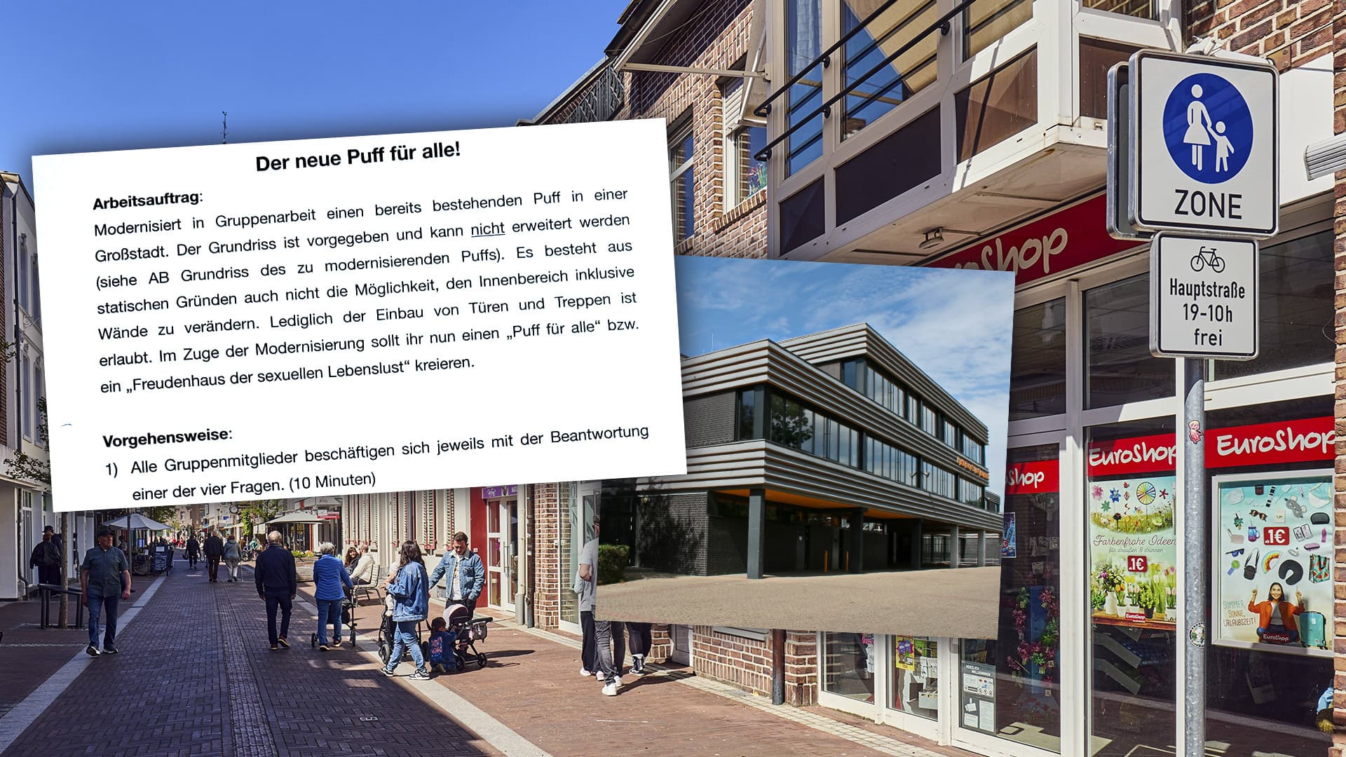 „Puff für alle“: Schüler in Kevelaer sollten ein Bordell entwerfen