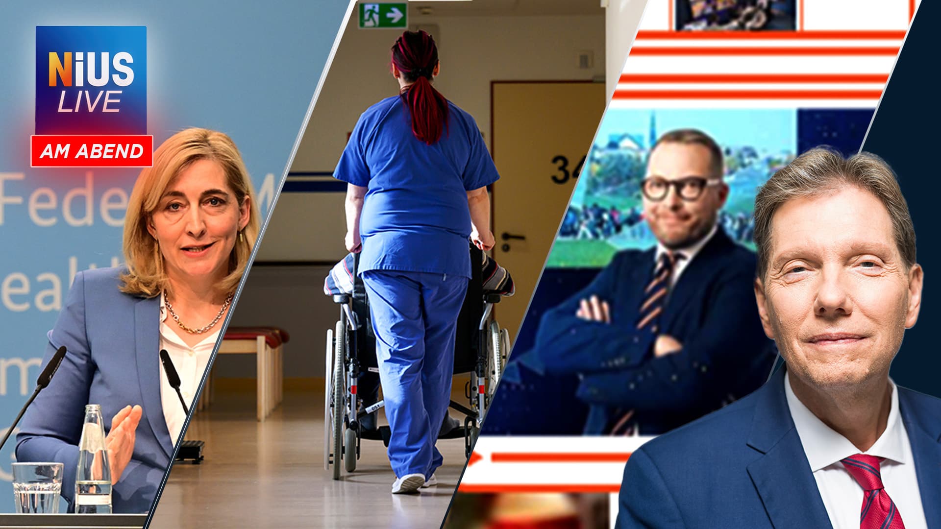 Am Mittwoch bei NIUS Live am Abend: Pflege soll teurer werden