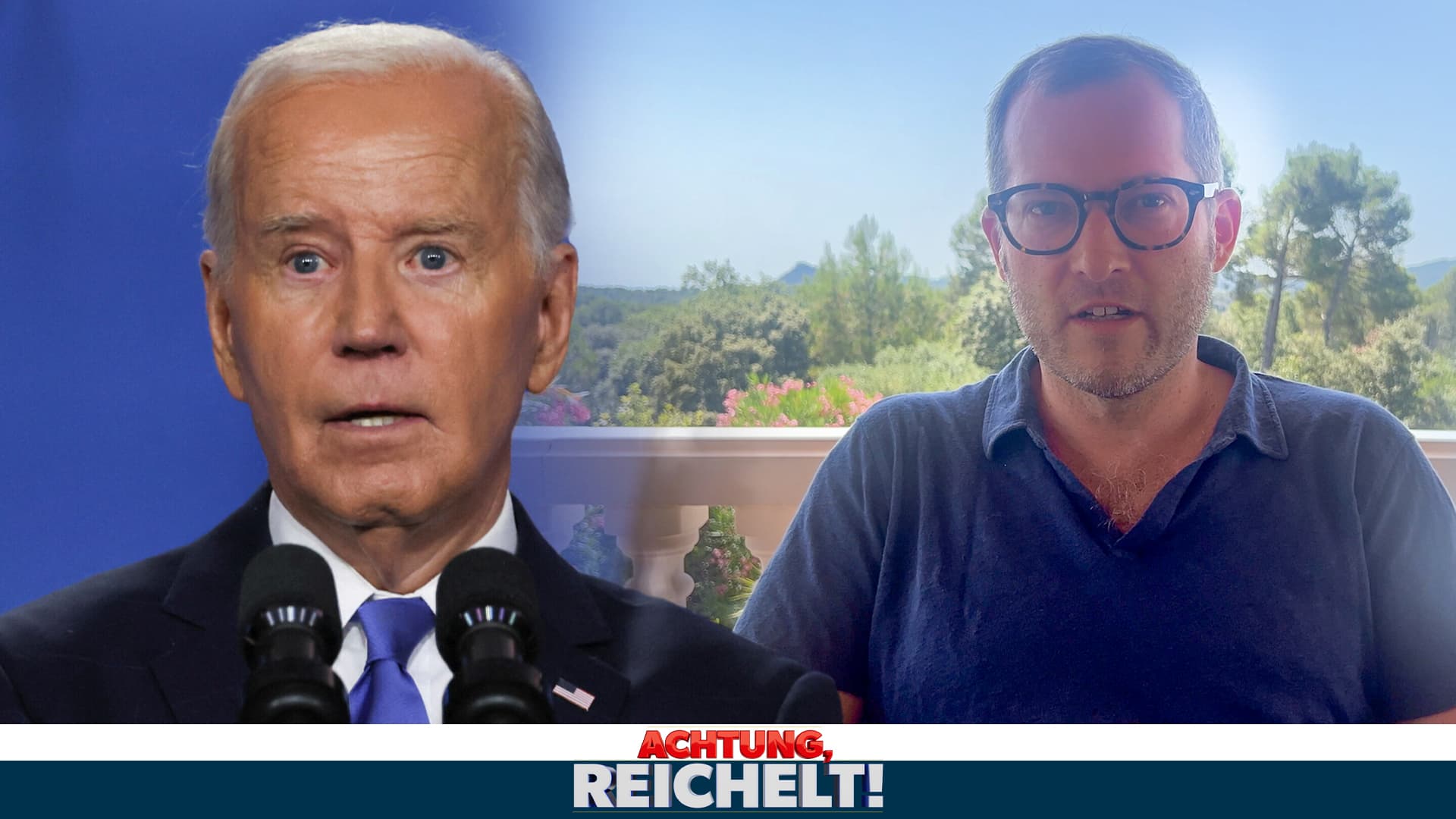 Biden gibt auf – Reichelt reagiert