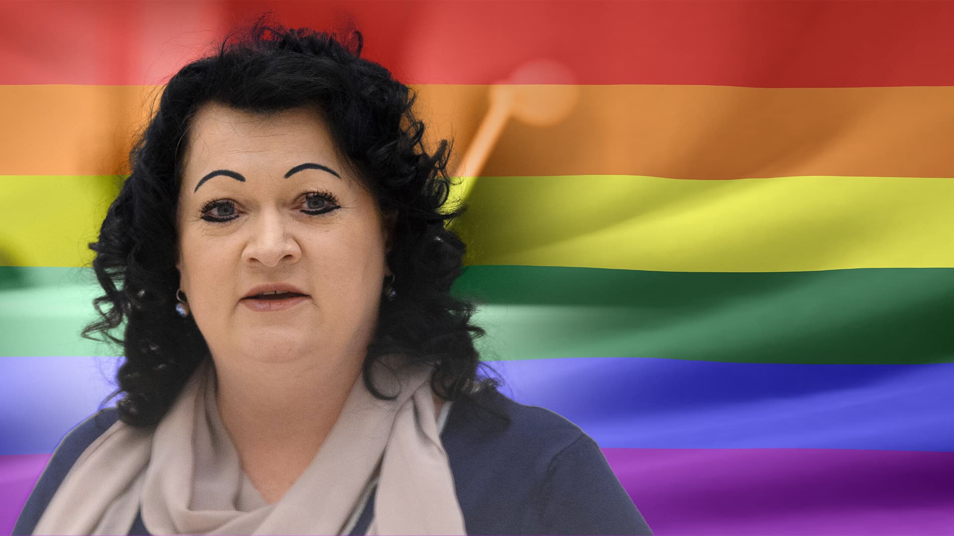 AfD-Politikerin hisst Regenbogenfahne, Trans-Aktivisten sind empört