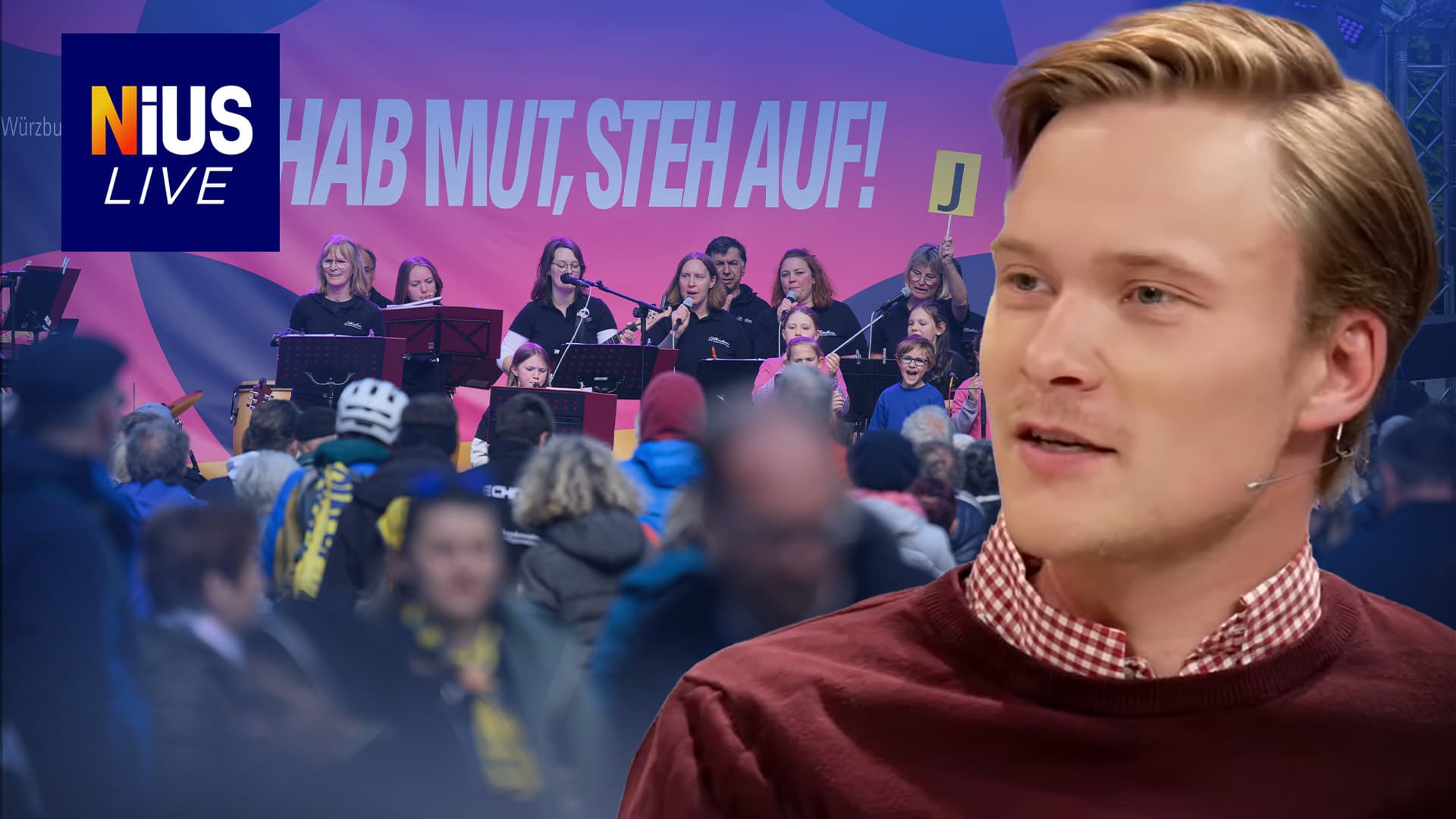 NIUS-Reporter Eric Steinberg über die Anbiederung des Kirchentags an den links-grünen Mainstream: „Das ist natürlich komplett abstrus, was wir dort sehen“